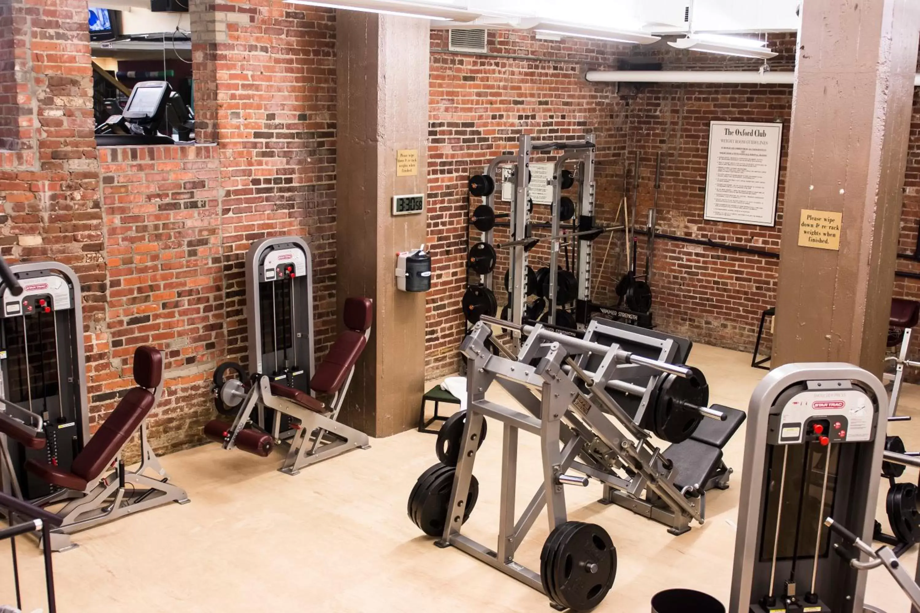 Fitness centre/facilities, Fitness Center/Facilities in The Oxford Hotel