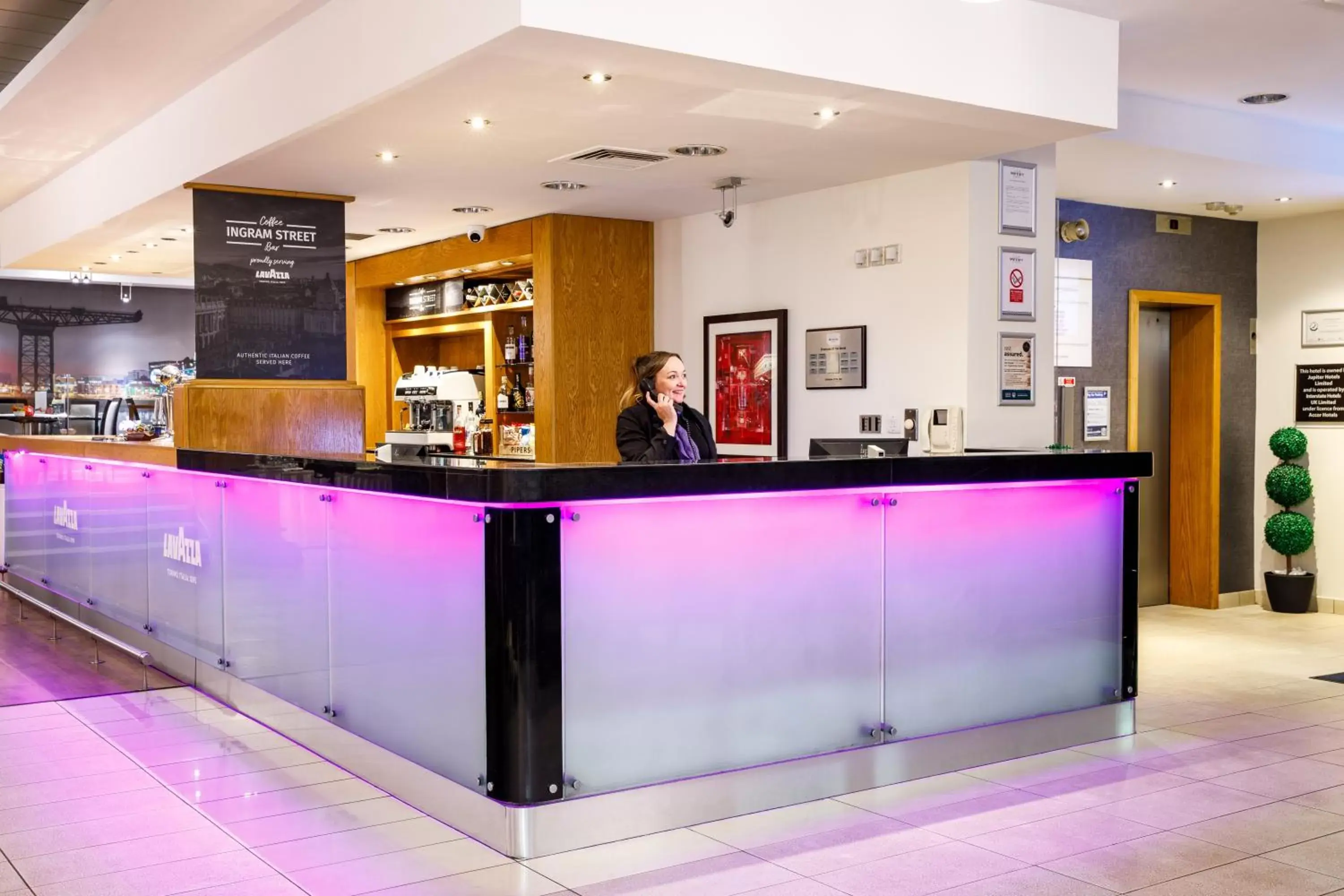 Lobby or reception, Lobby/Reception in Mercure Glasgow City Hotel