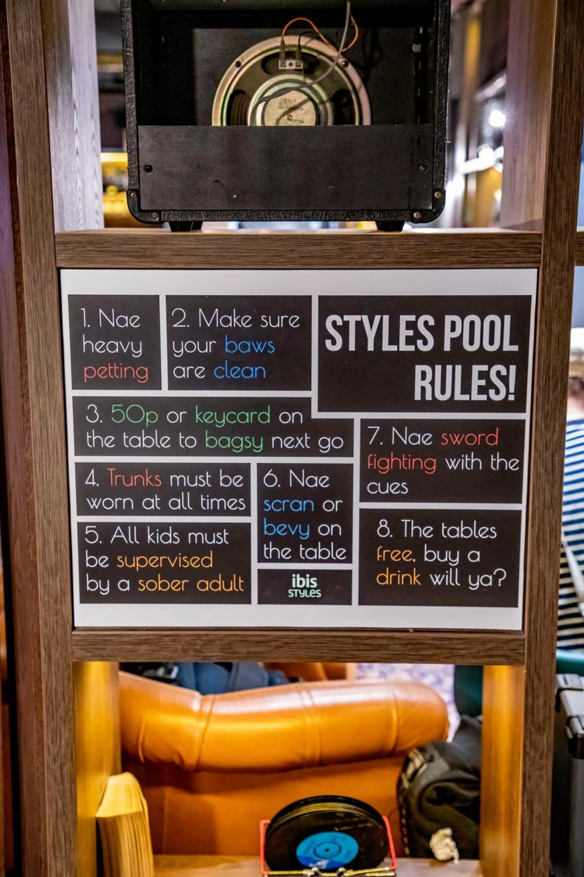 Entertainment in ibis Styles Glasgow Central