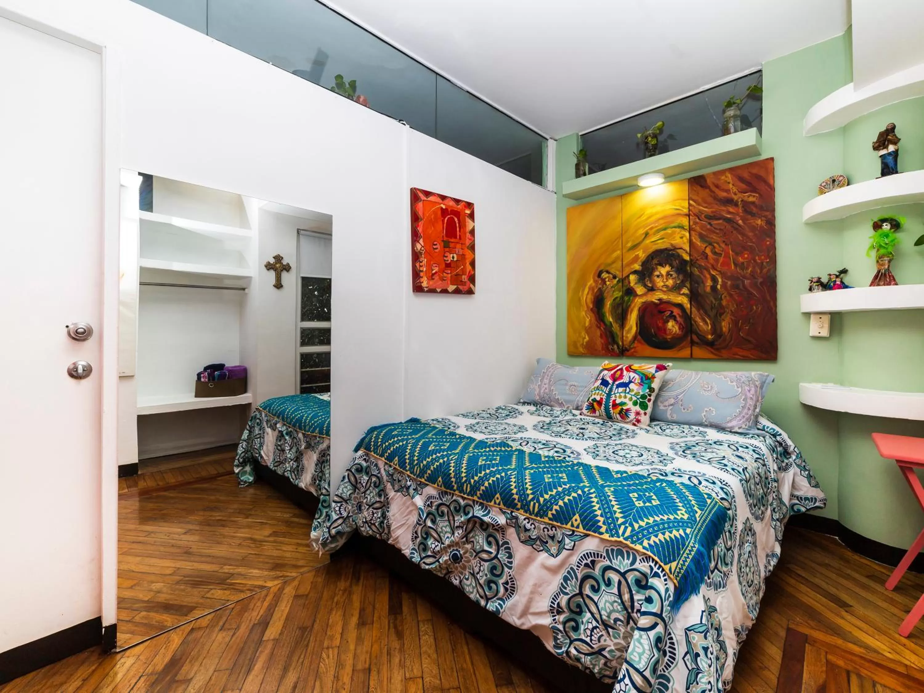 Bed in Casa Itzae B&B Polanquito Dog Friendly