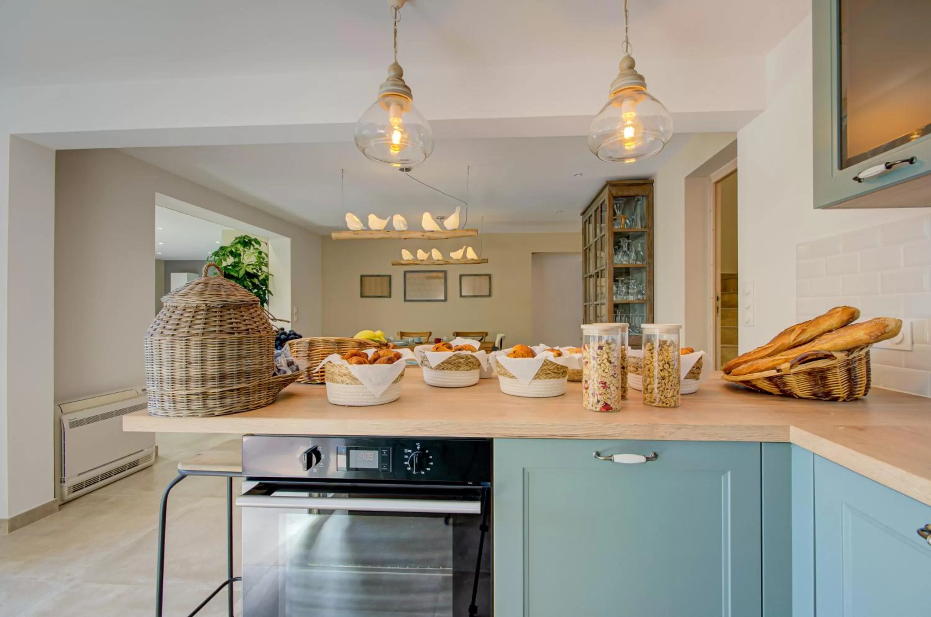 Kitchen or kitchenette in Domaine Le Courti - Adult only