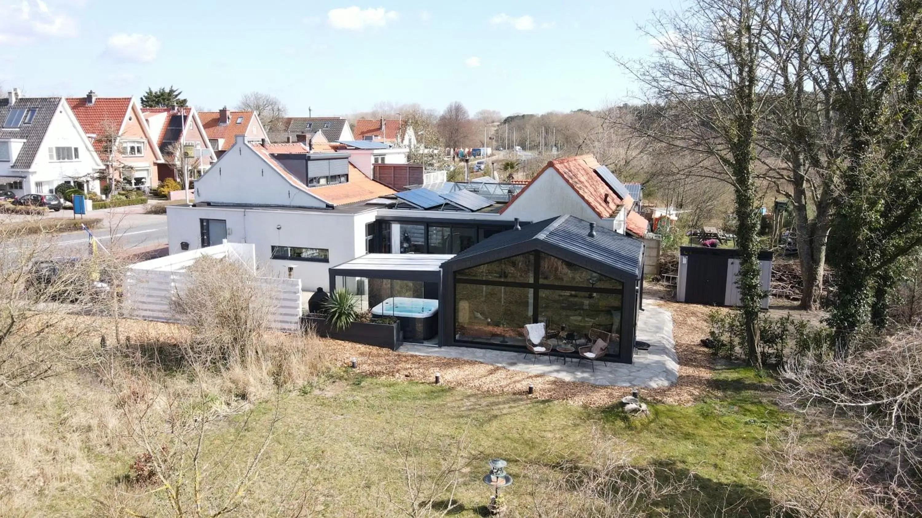 Property Building in B&B het duinhuisje met jacuzzi