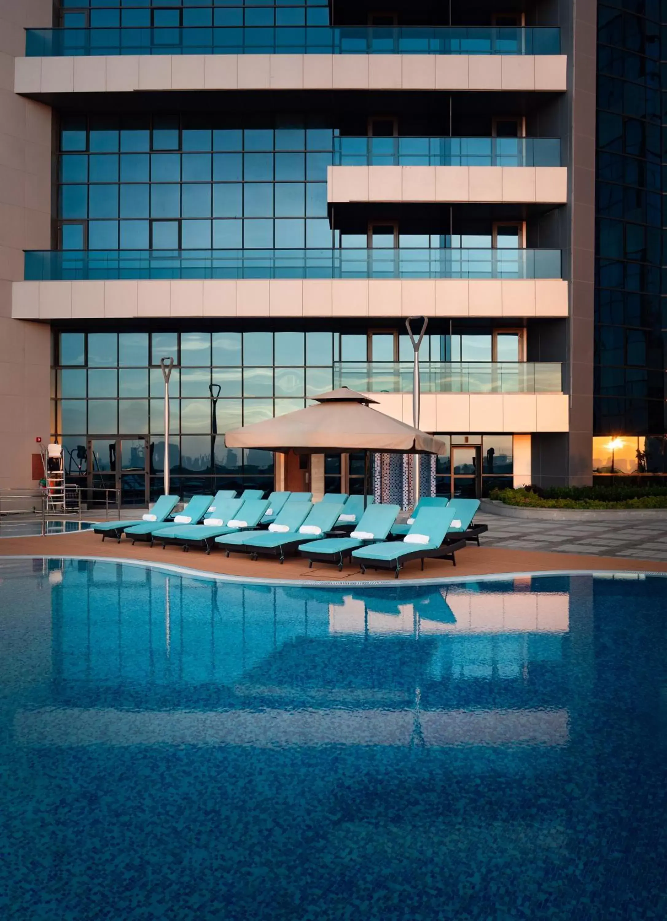 Swimming Pool in Millennium Place Barsha Heights Hotel Apartments