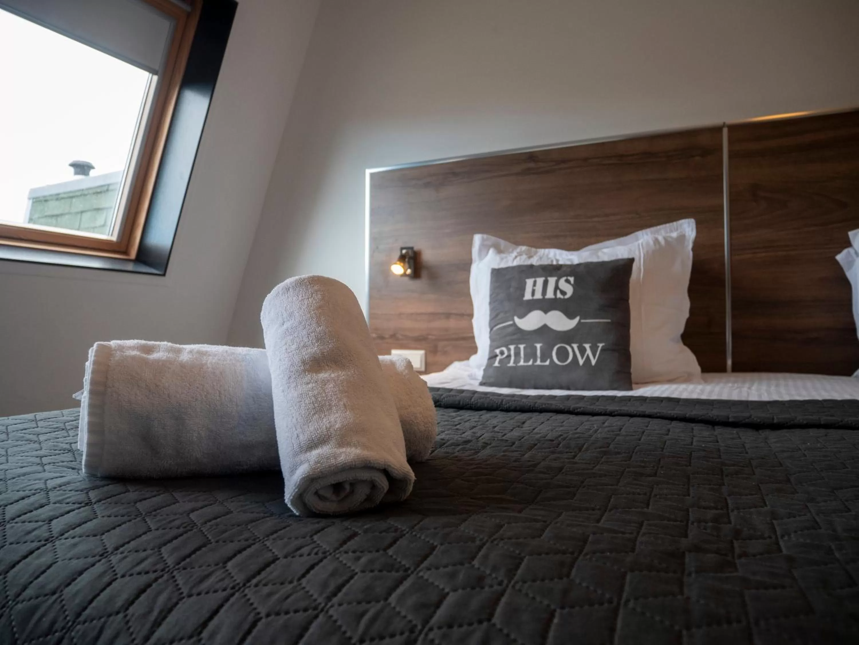 Bed in Hotel Hague Center