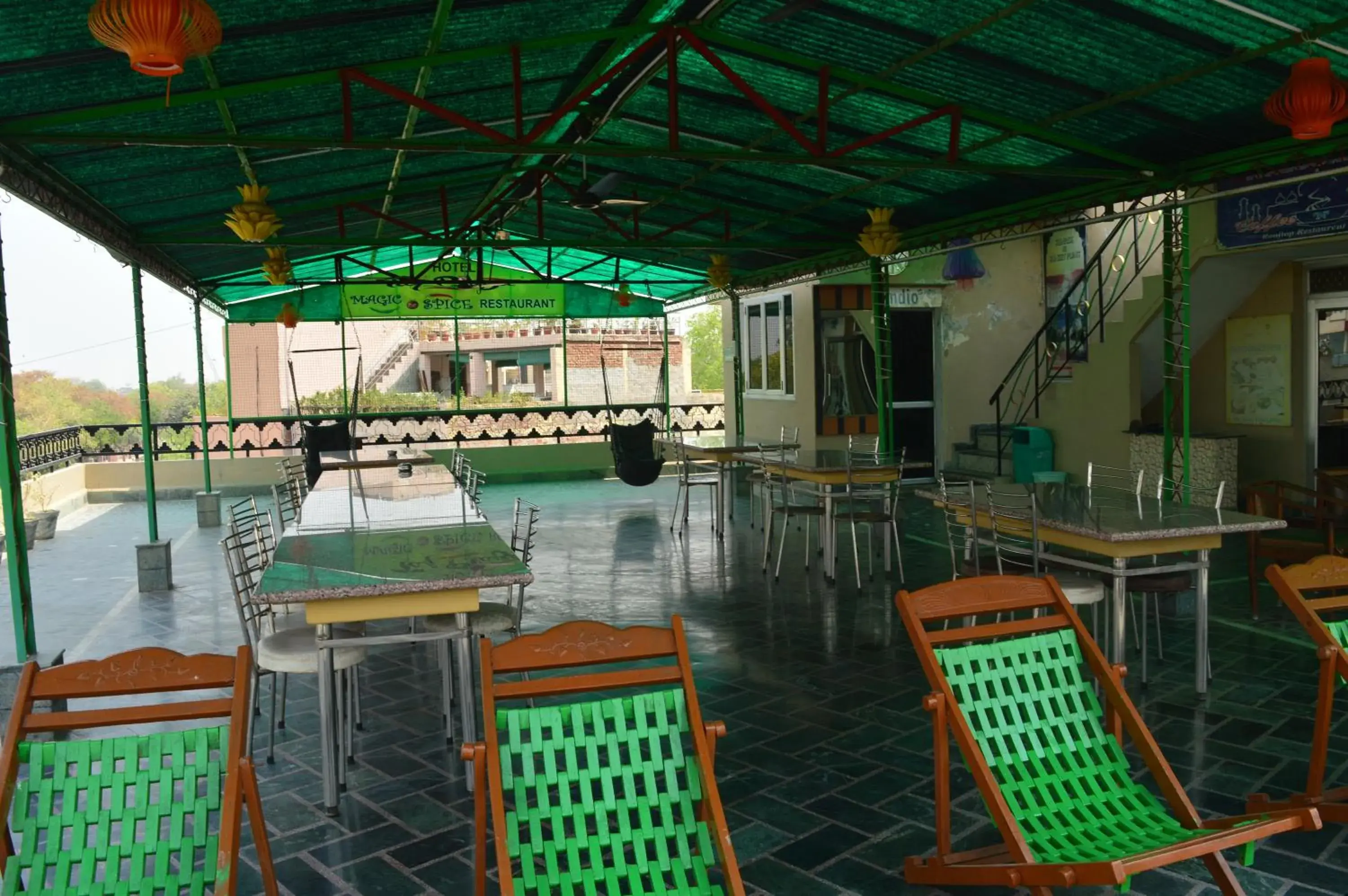 Balcony/Terrace in Hotel Taj Plaza, VIP Road, Agra