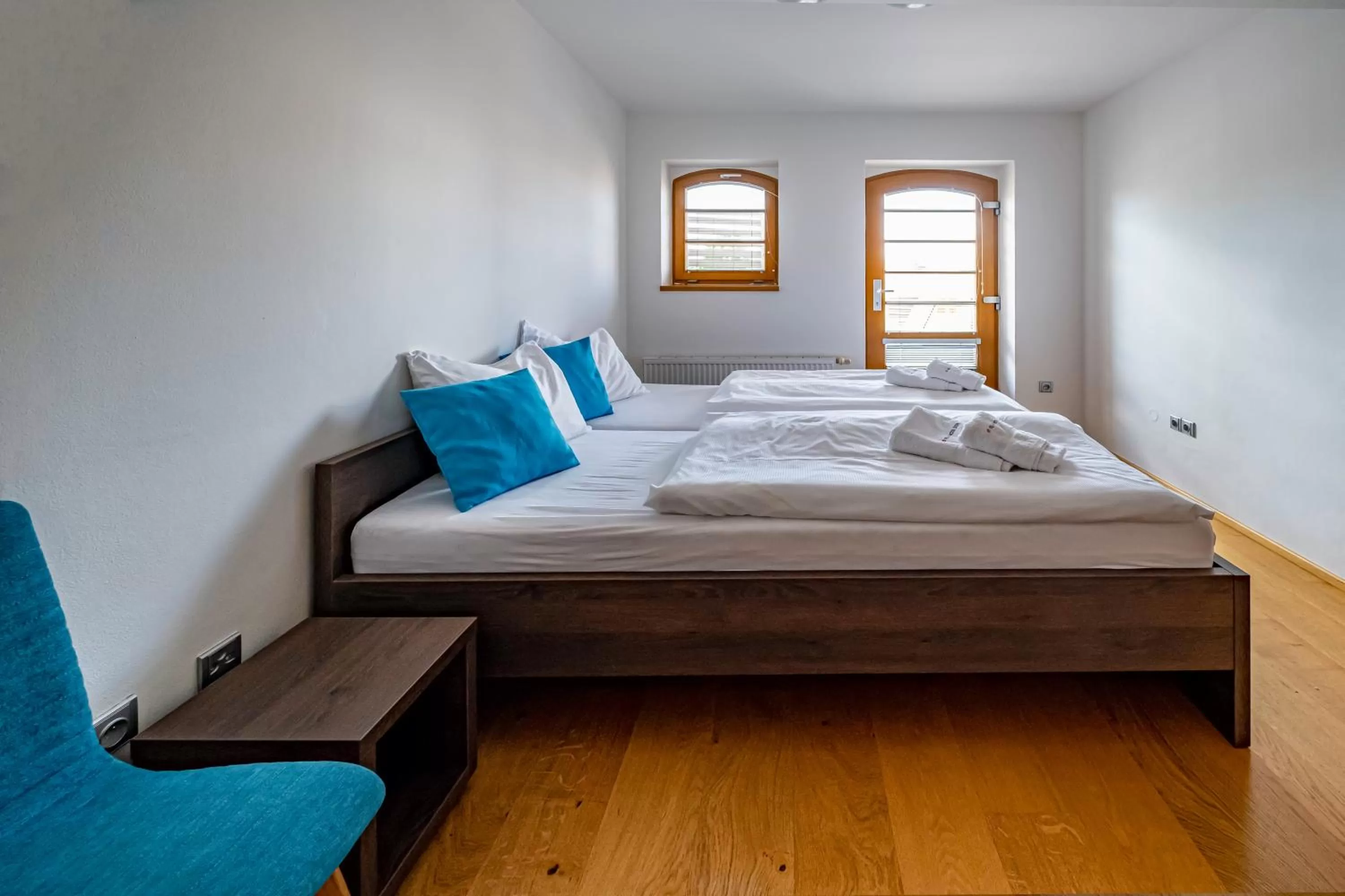 Bed in Relax Hotel Stork