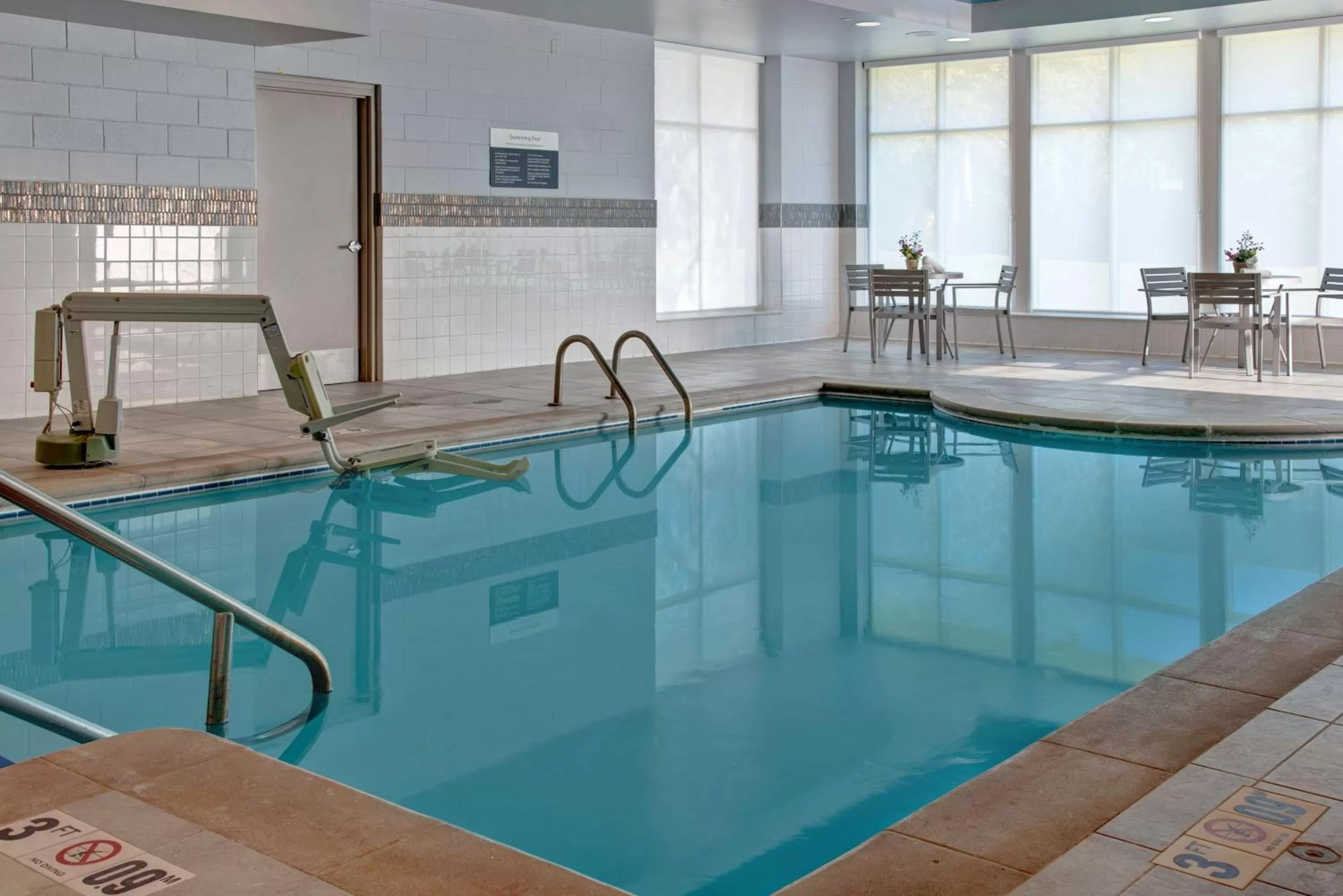 Pool view in Hilton Garden Inn Kansas City/Kansas