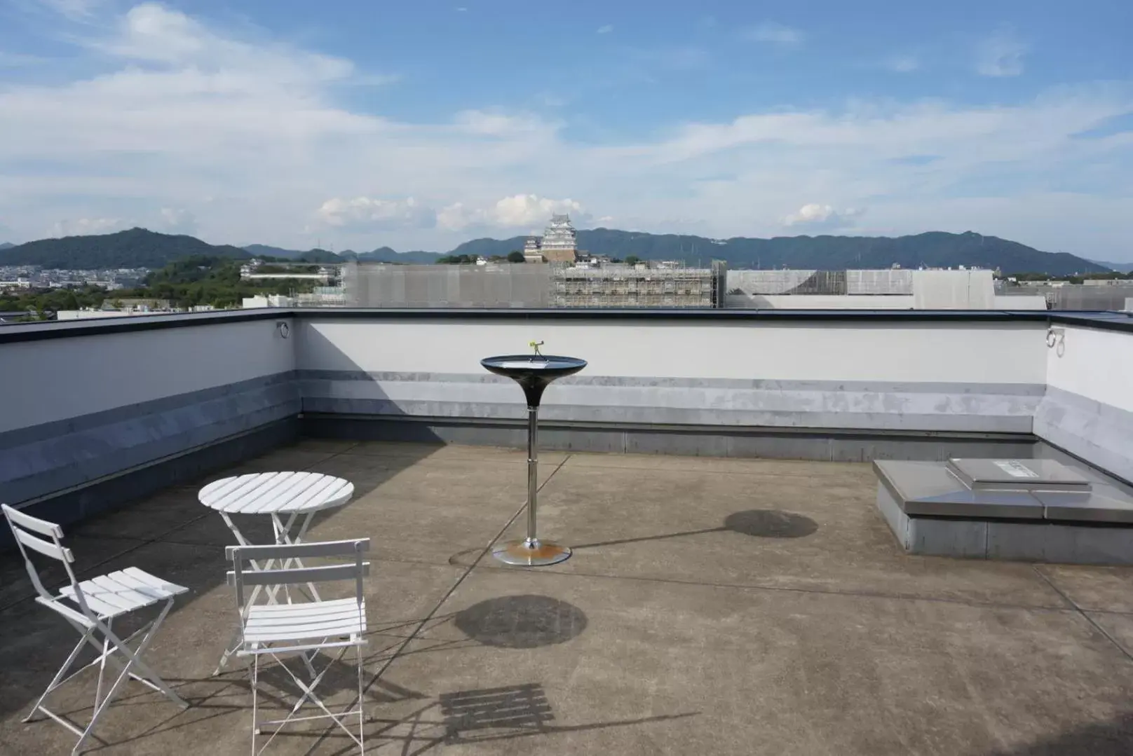 View (from property/room), Balcony/Terrace in Hotel Wing International Himeji