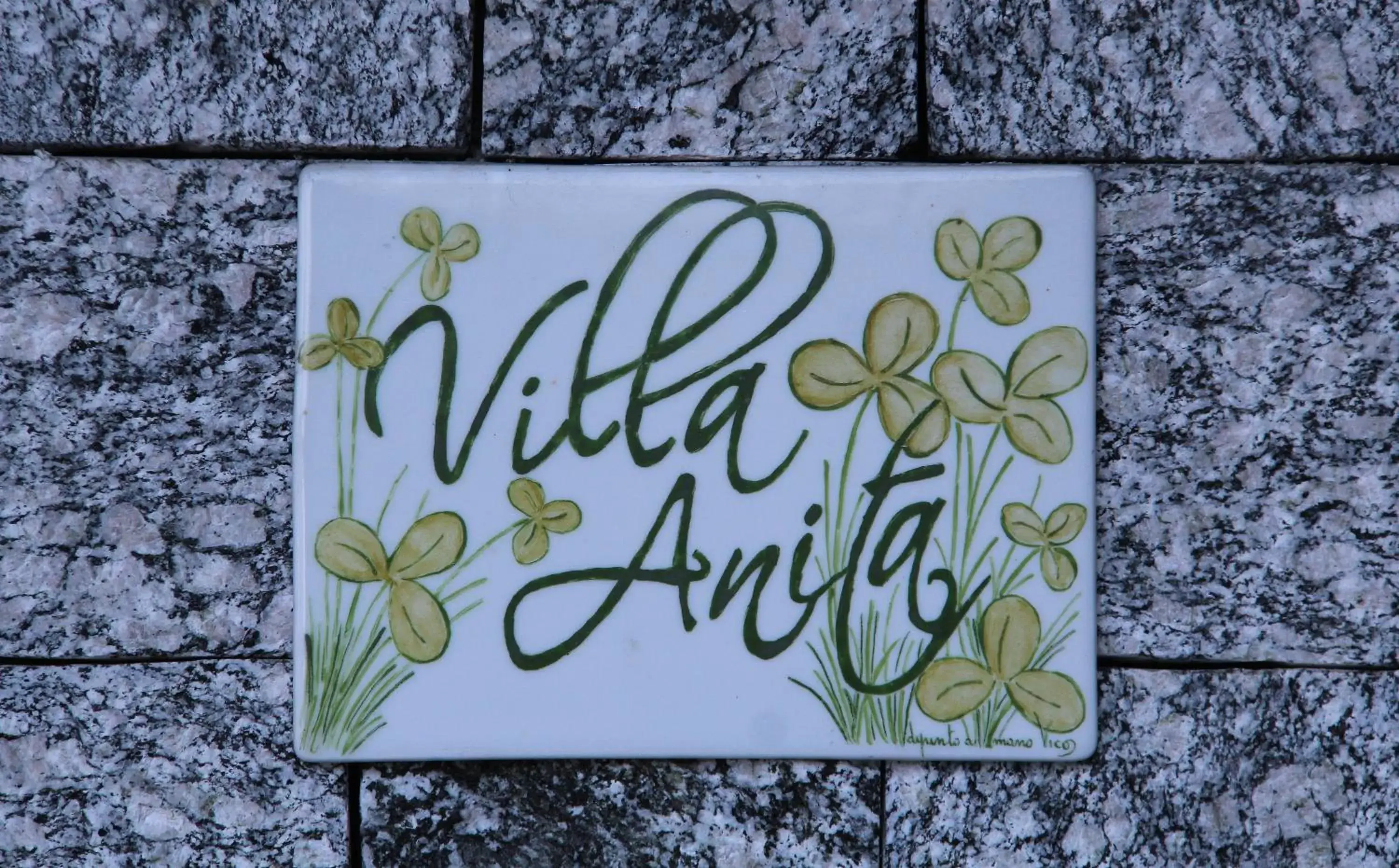 Decorative detail, Property Logo/Sign in B&B Villa Anita