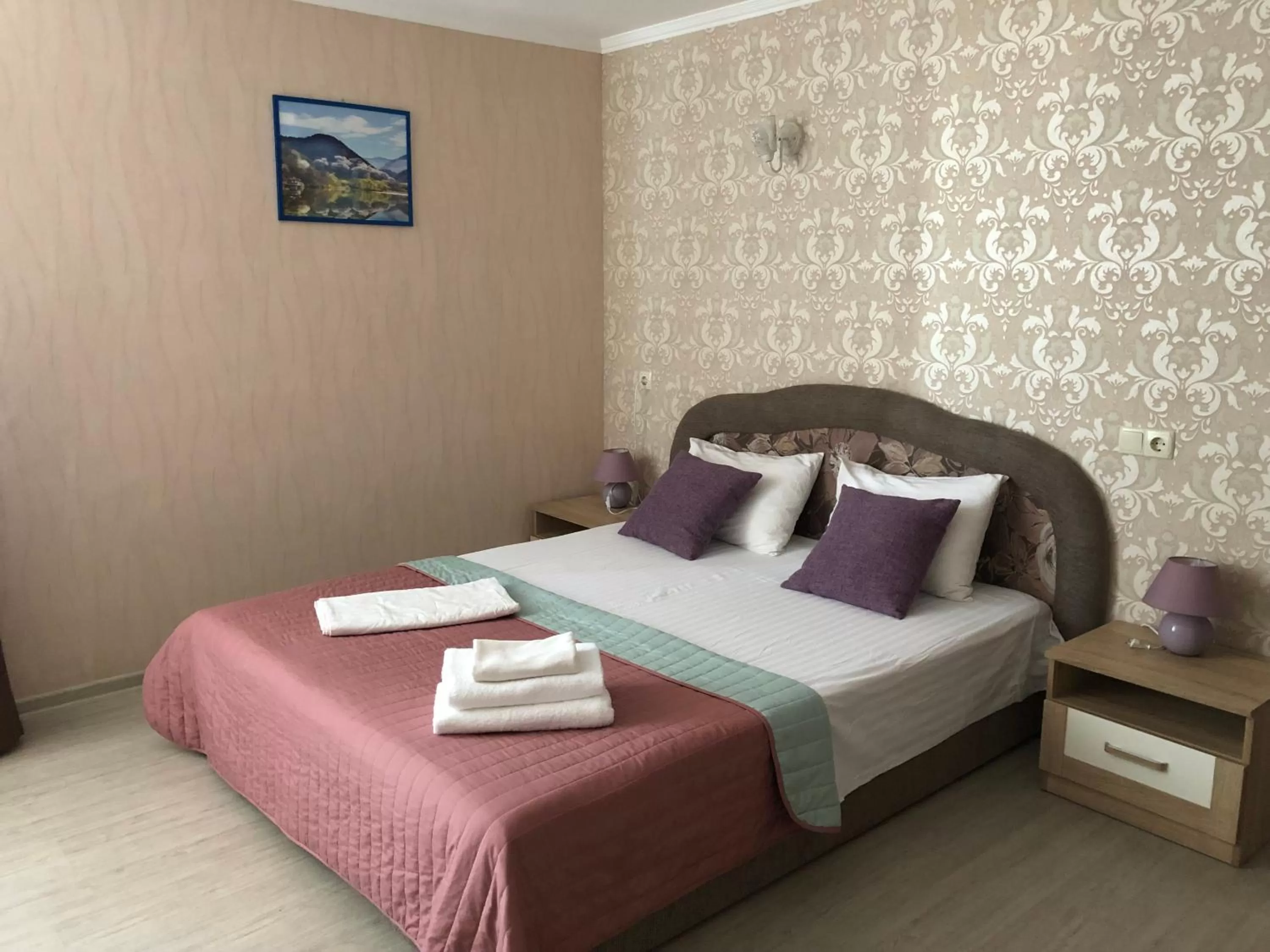 Bed in Zhuliany City Hotel