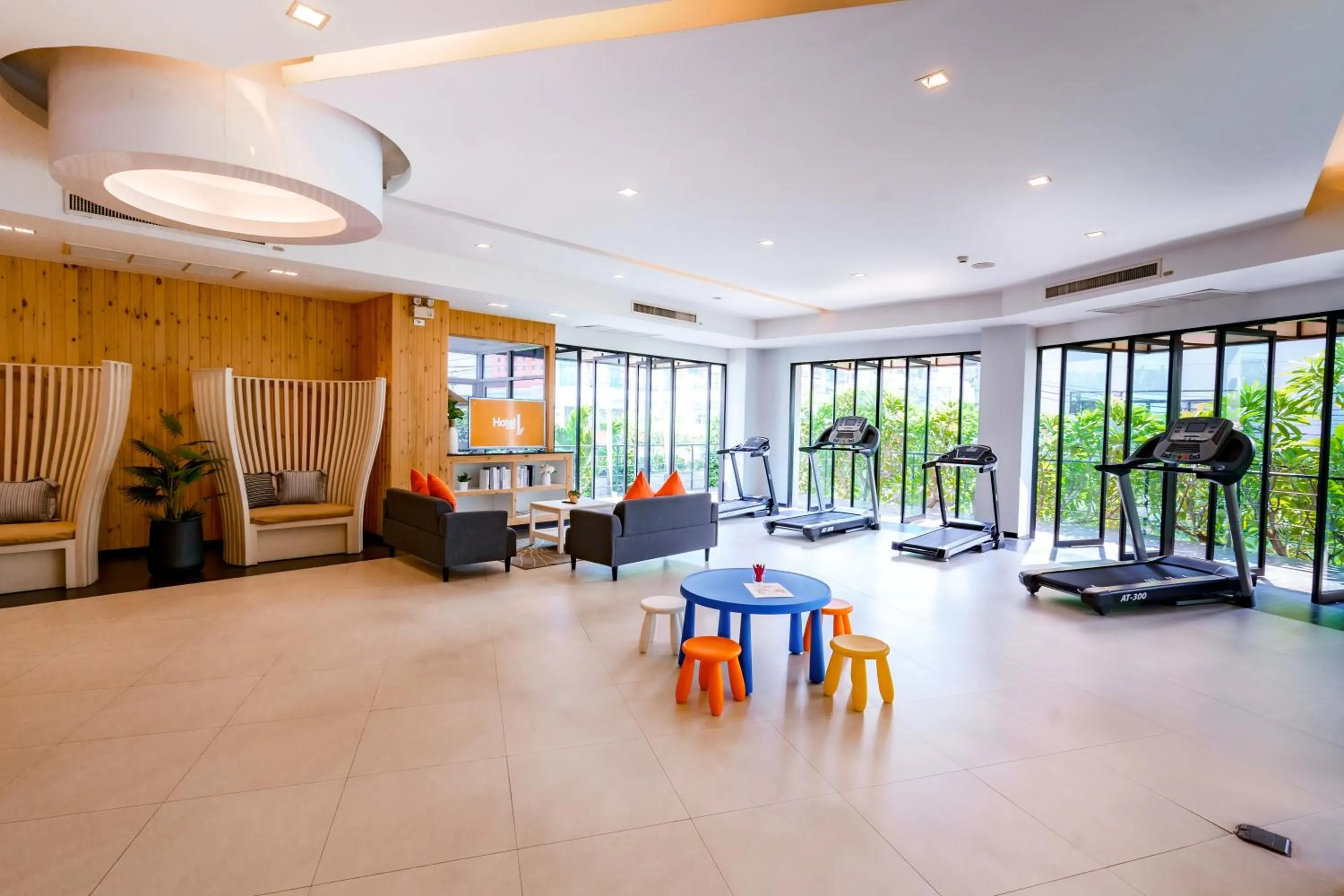 Fitness centre/facilities in J Inspired Hotel Pattaya