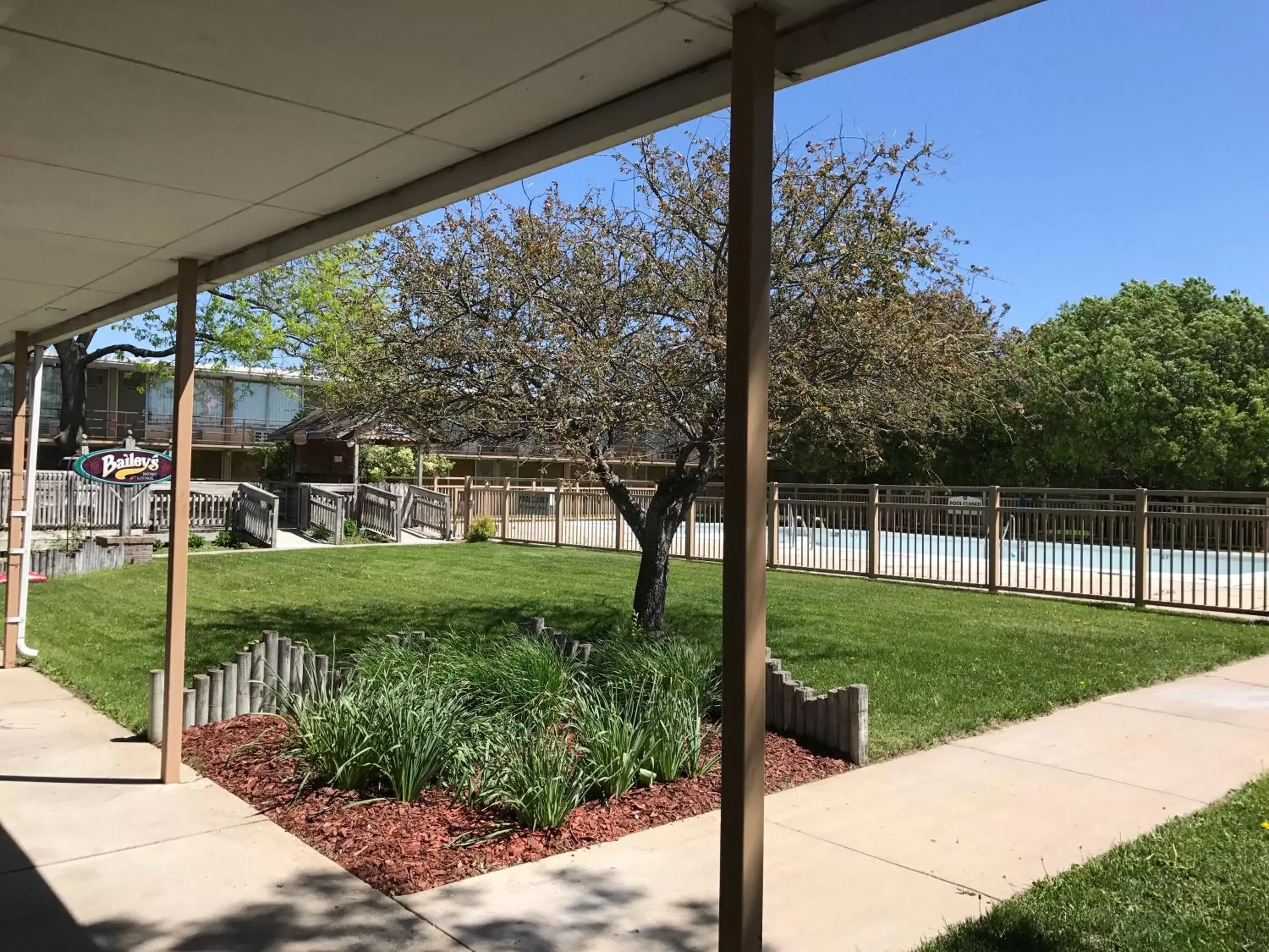 Patio, Garden in Norfolk Country Inn and Suites