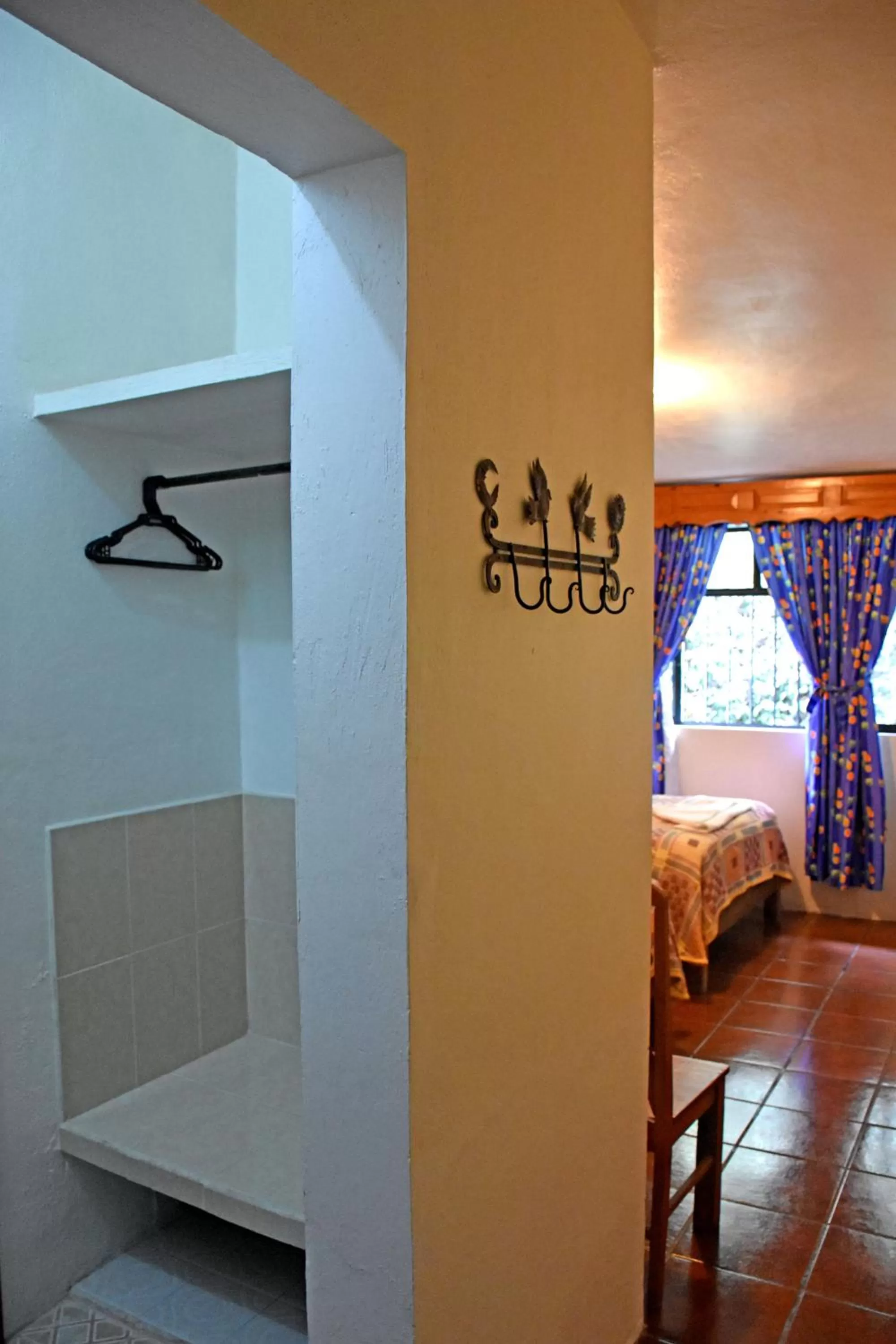 Bed in Hotel San Luis