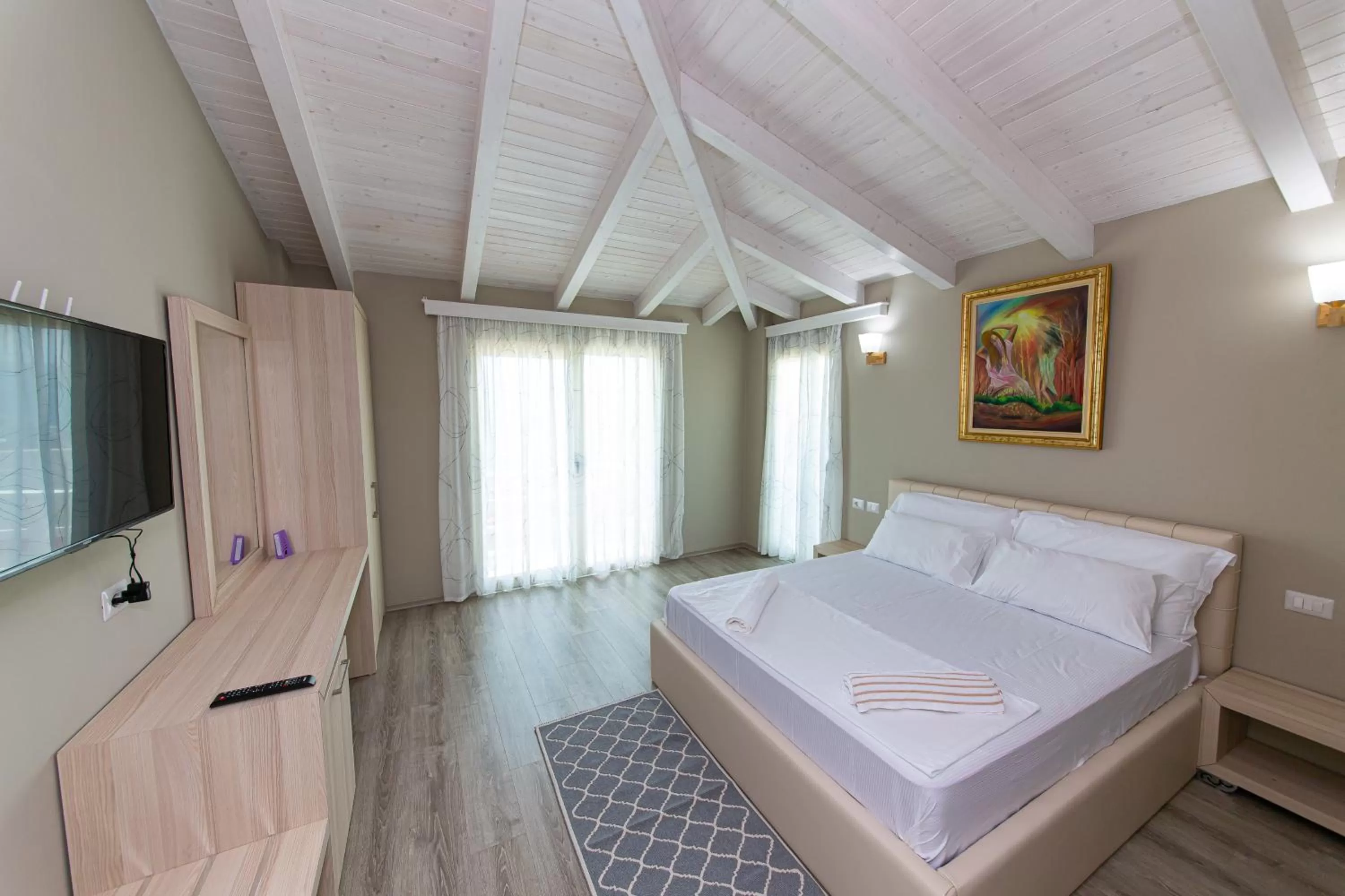 Bedroom, Bed in Hotel Roi