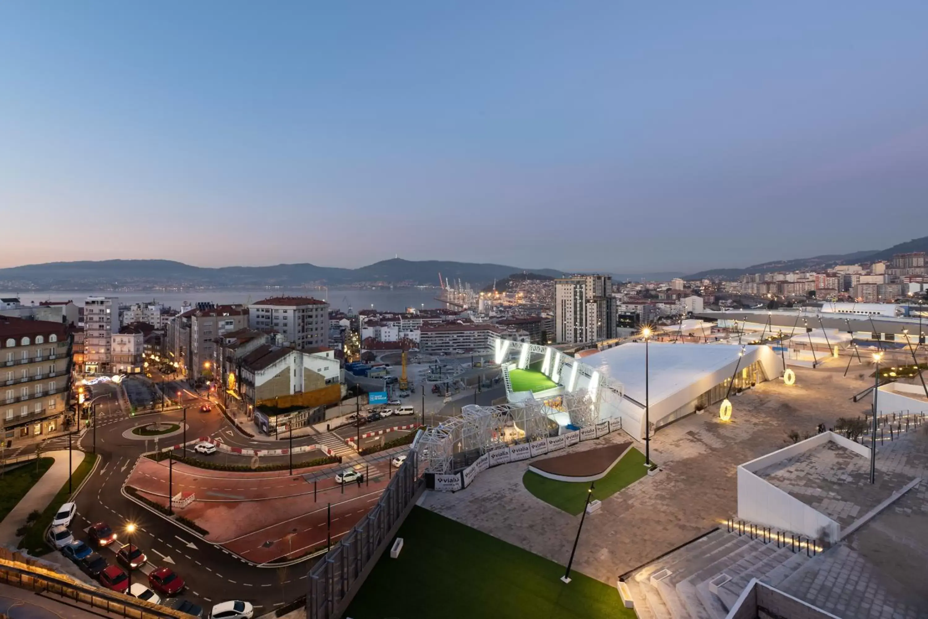 City view, Bird's-eye View in Exe Vigo