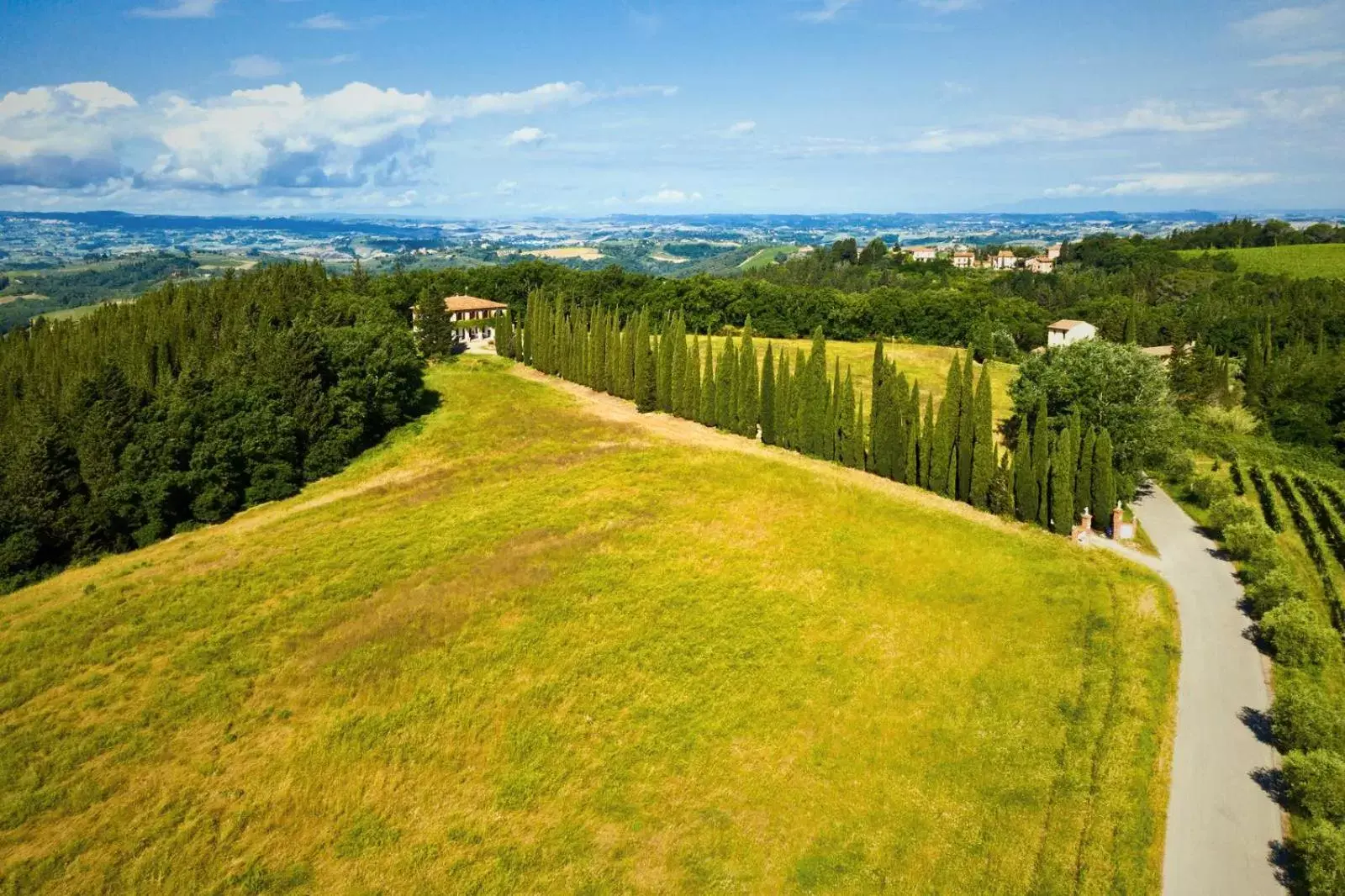 Natural landscape, Bird's-eye View in Villa Albertina