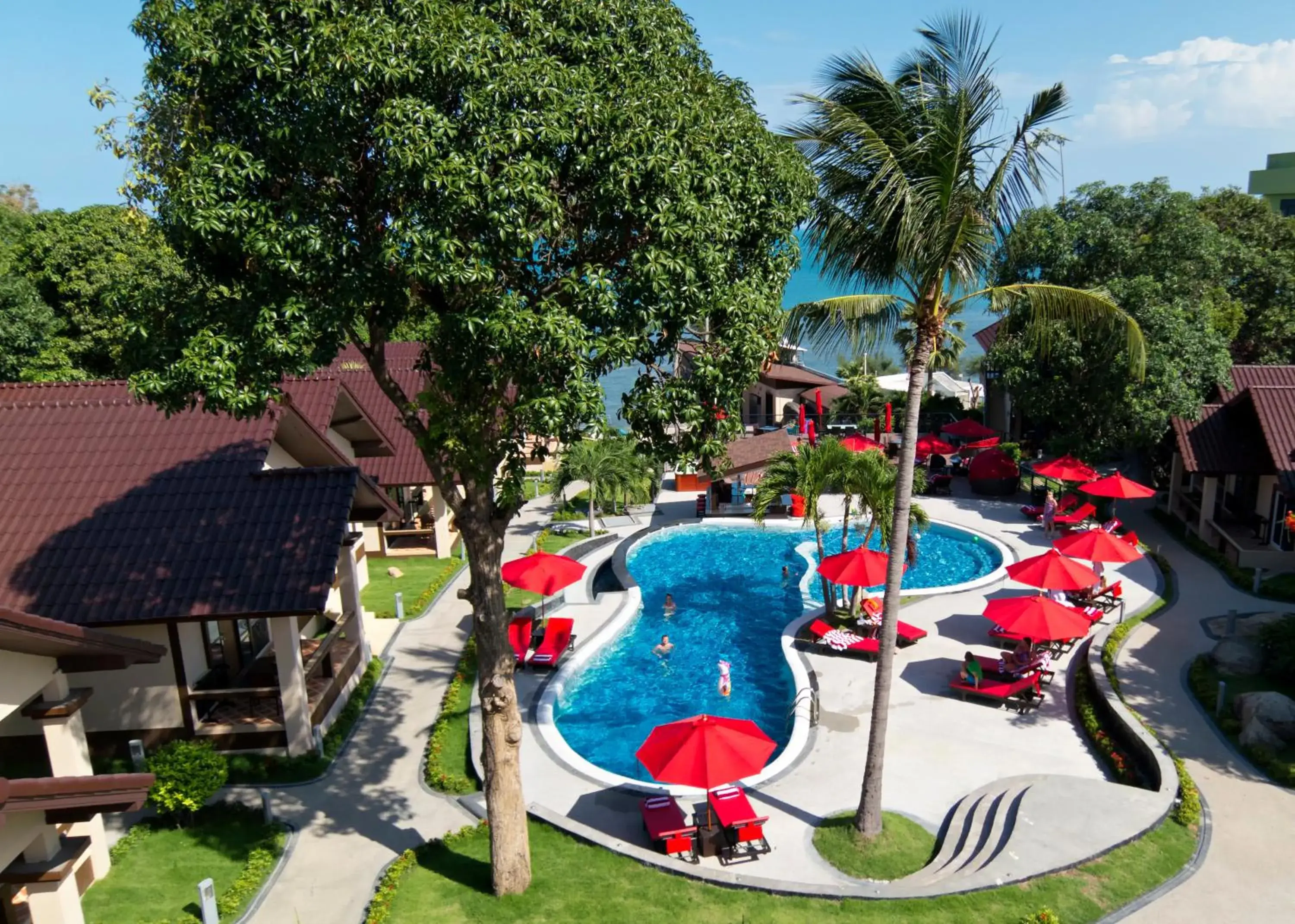 Pool View in Royal Beach Boutique Resort & Spa Koh Samui - SHA Extra Plus