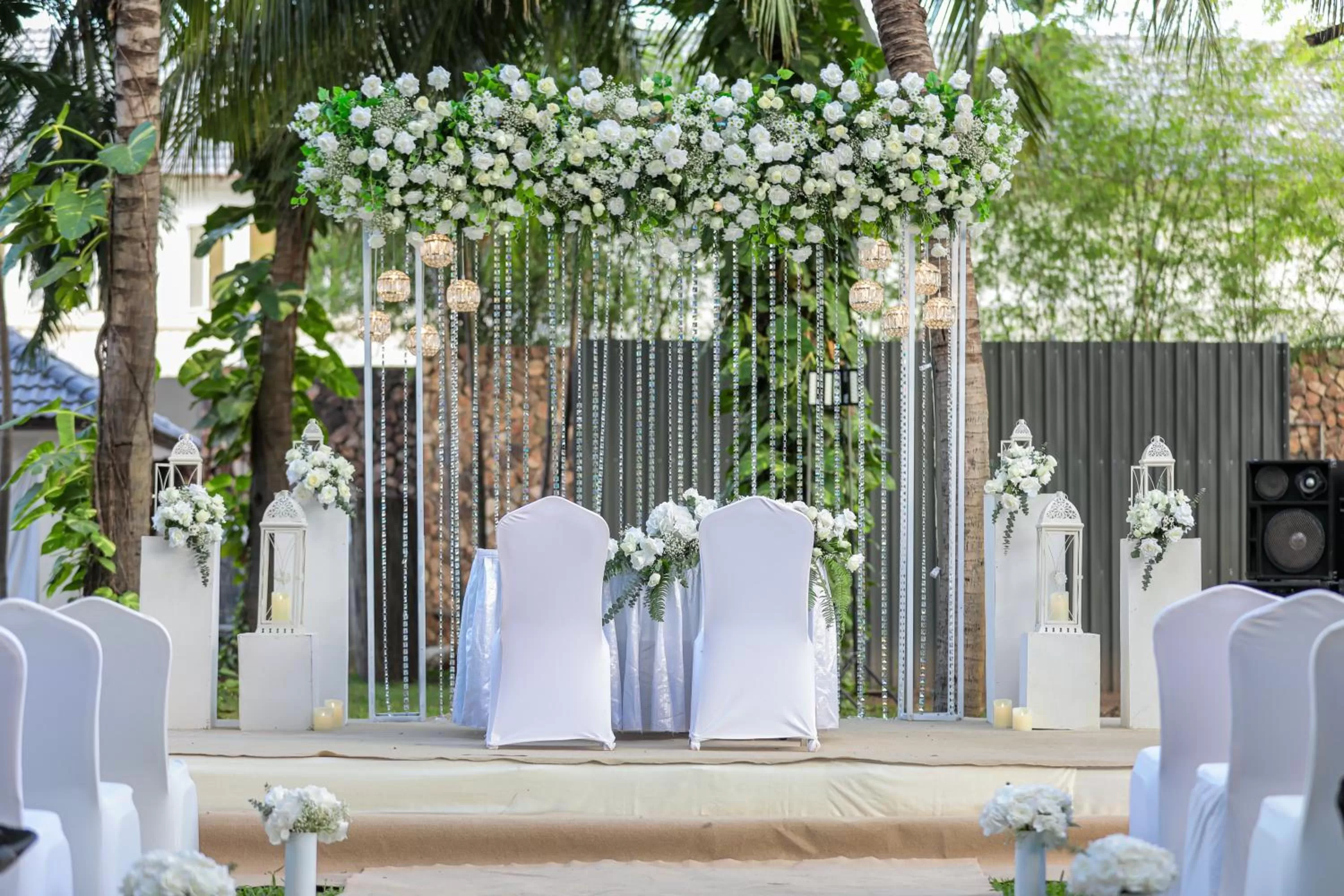 Garden in Lotus Blanc Resort