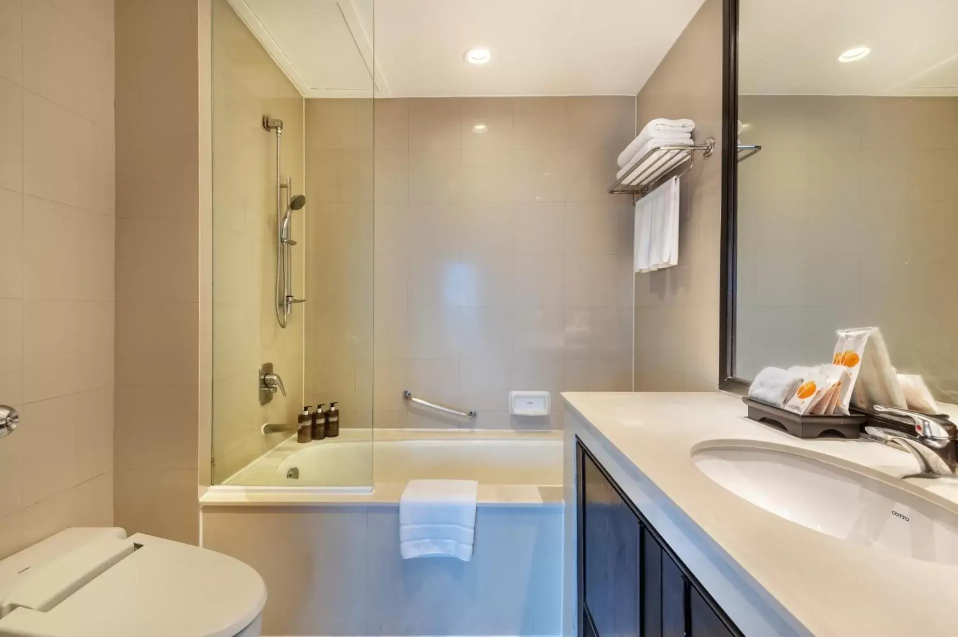 Shower, Bathroom in Bandara Suites Silom, Bangkok - SHA Extra Plus