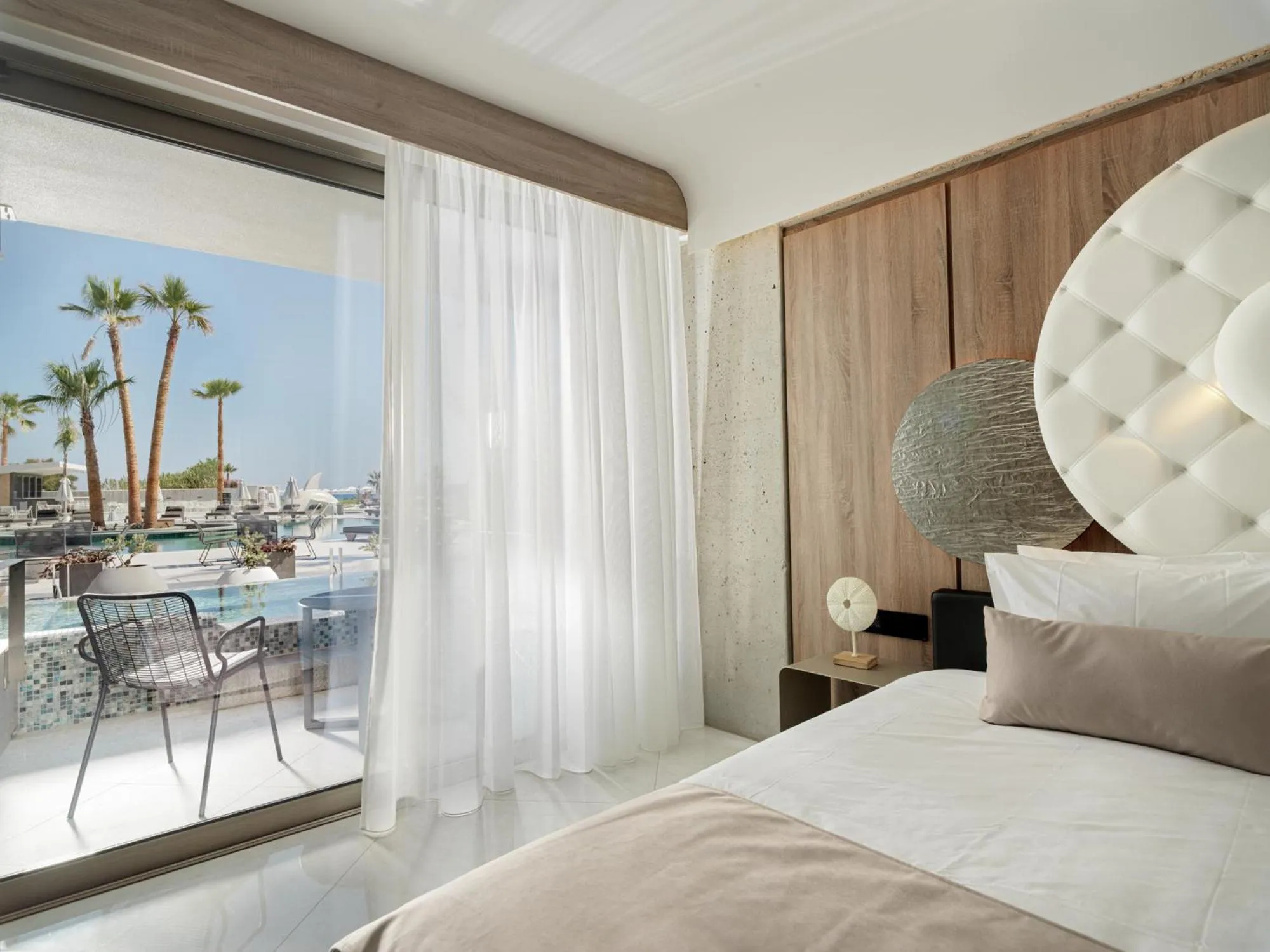 Bedroom, Bed in Nautilux Rethymno by Mage Hotels