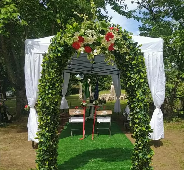 Garden view in "La Selvetta" bed and breakfast