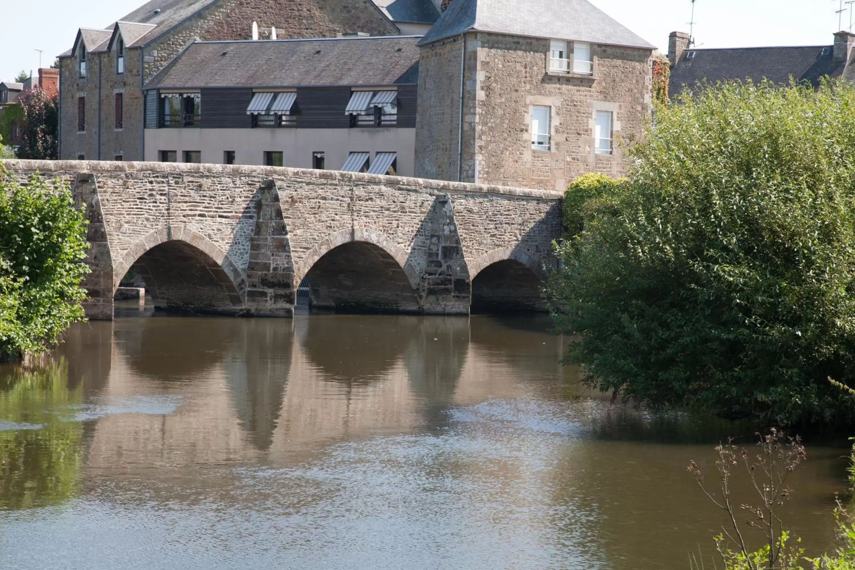 View (from property/room) in Best Western Le Moulin de Ducey