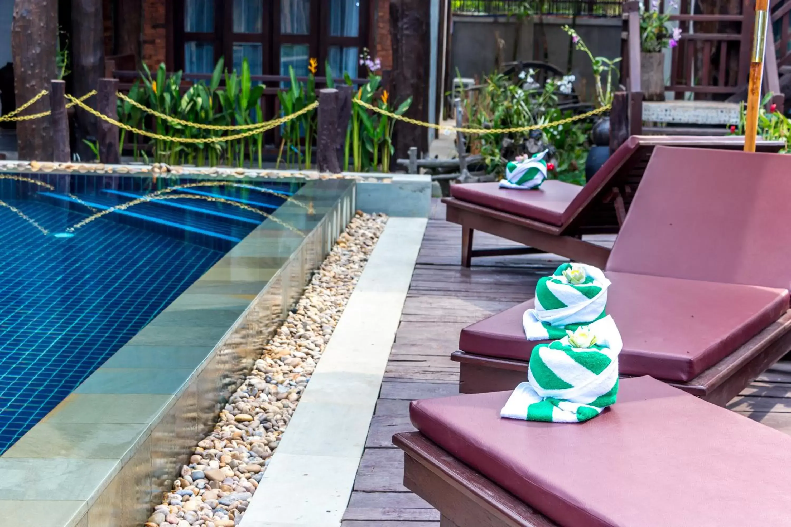 Swimming pool in Khmer Paradise Villa Swimming pool in Khmer Paradise Villa