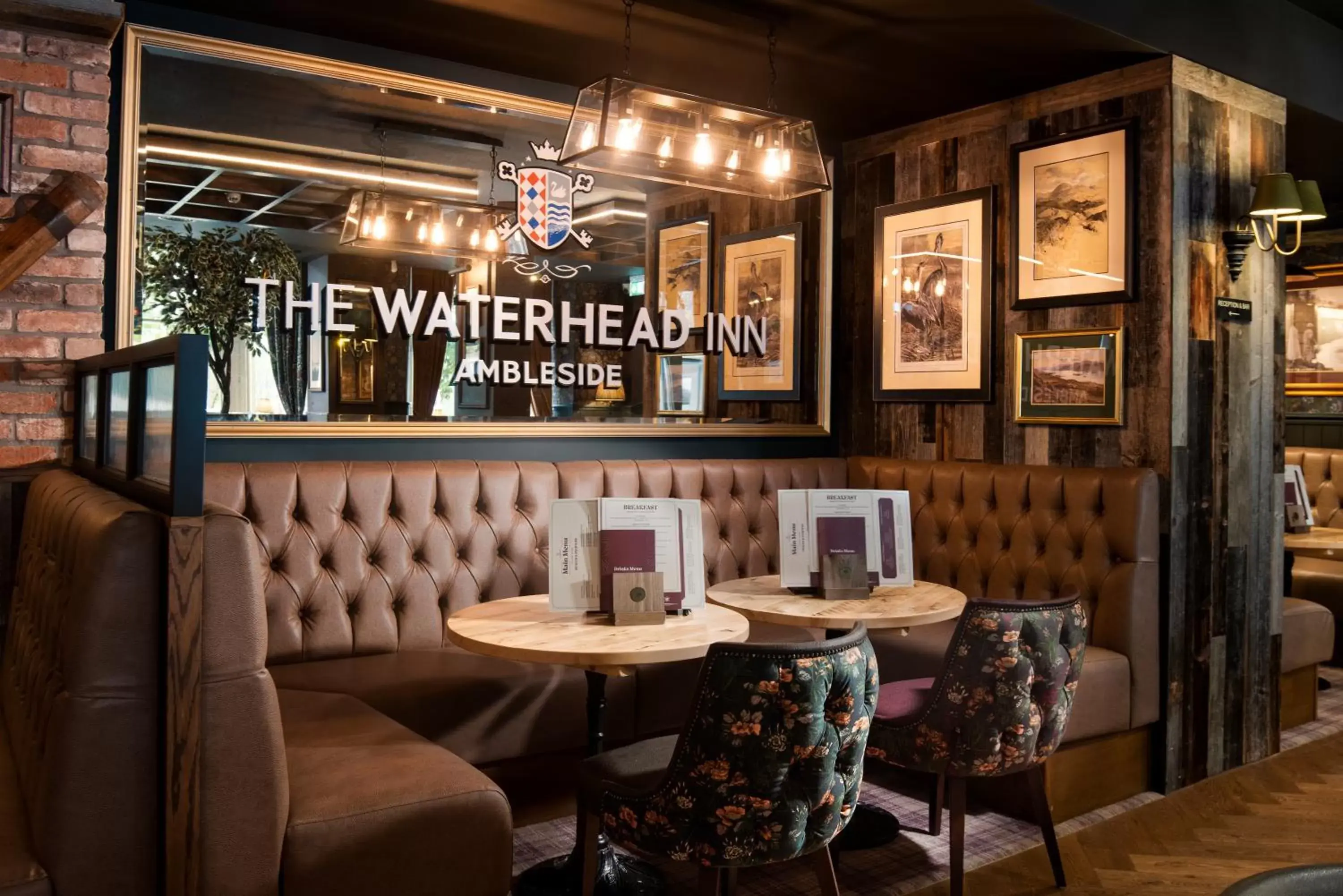 Restaurant/places to eat, Lounge/Bar in The Waterhead Inn- The Inn Collection Group