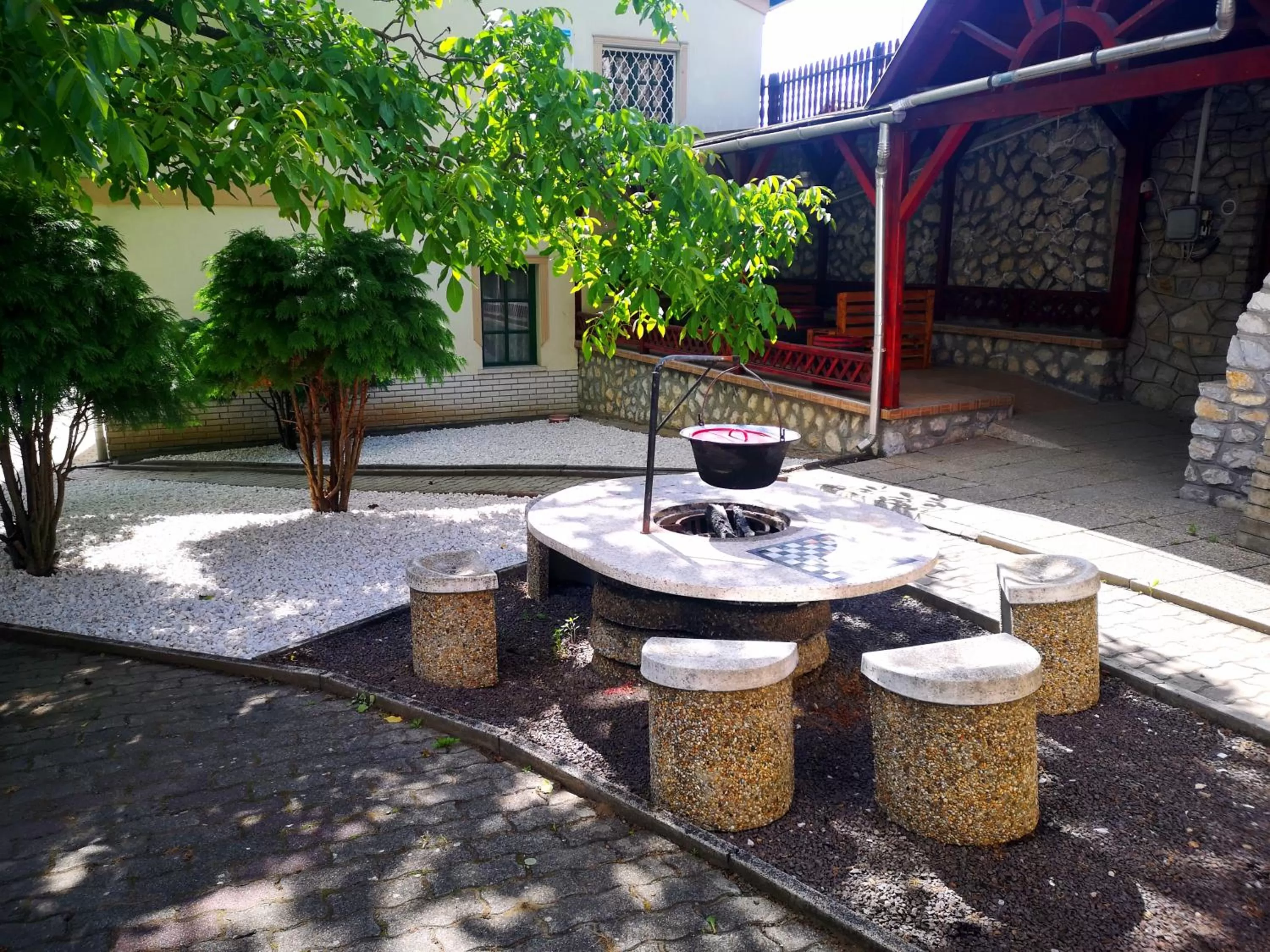 BBQ facilities in Zöld Sziget Üdülőház