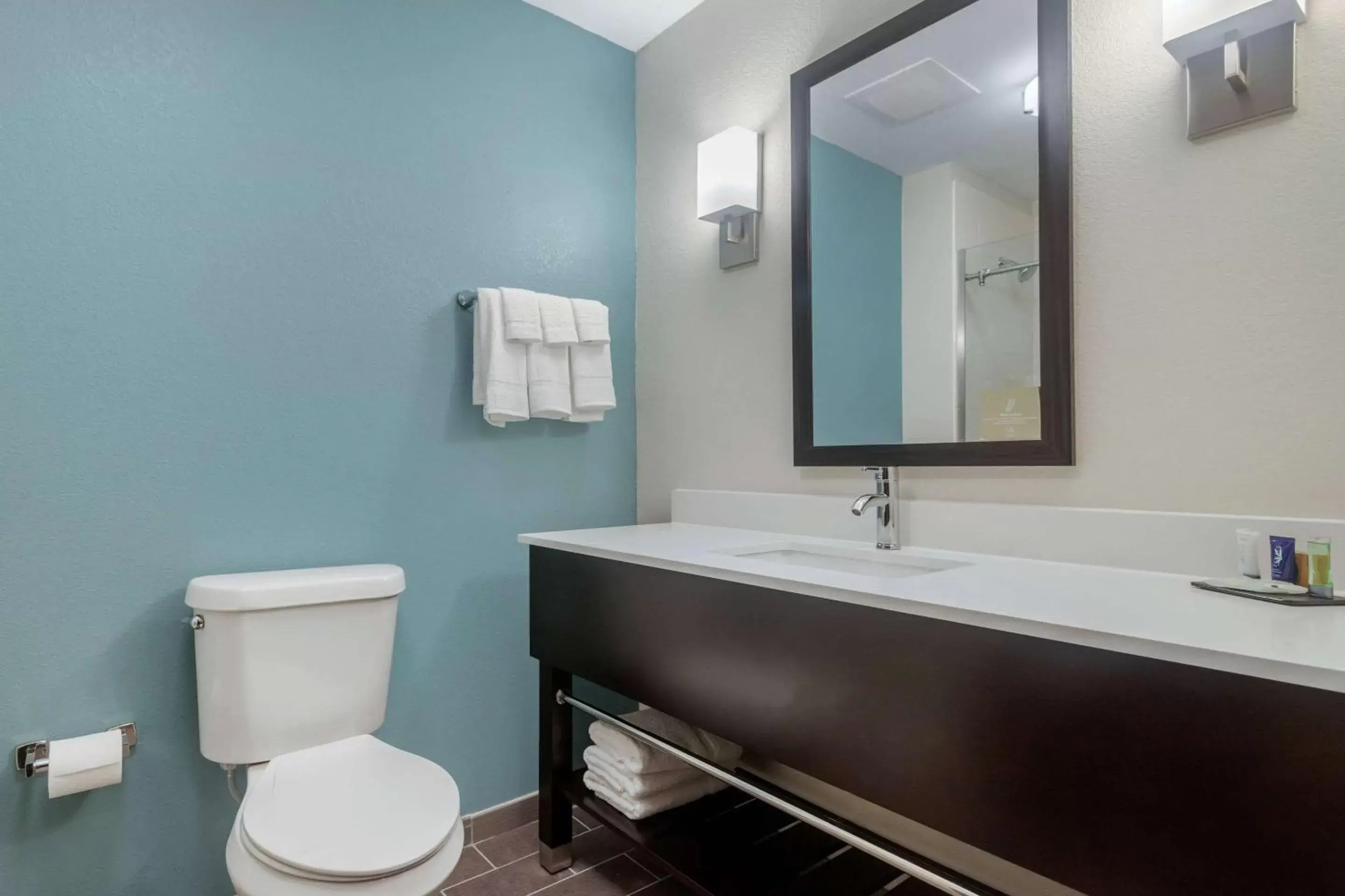 Bathroom in Sleep Inn & Suites Bricktown - near Medical Center