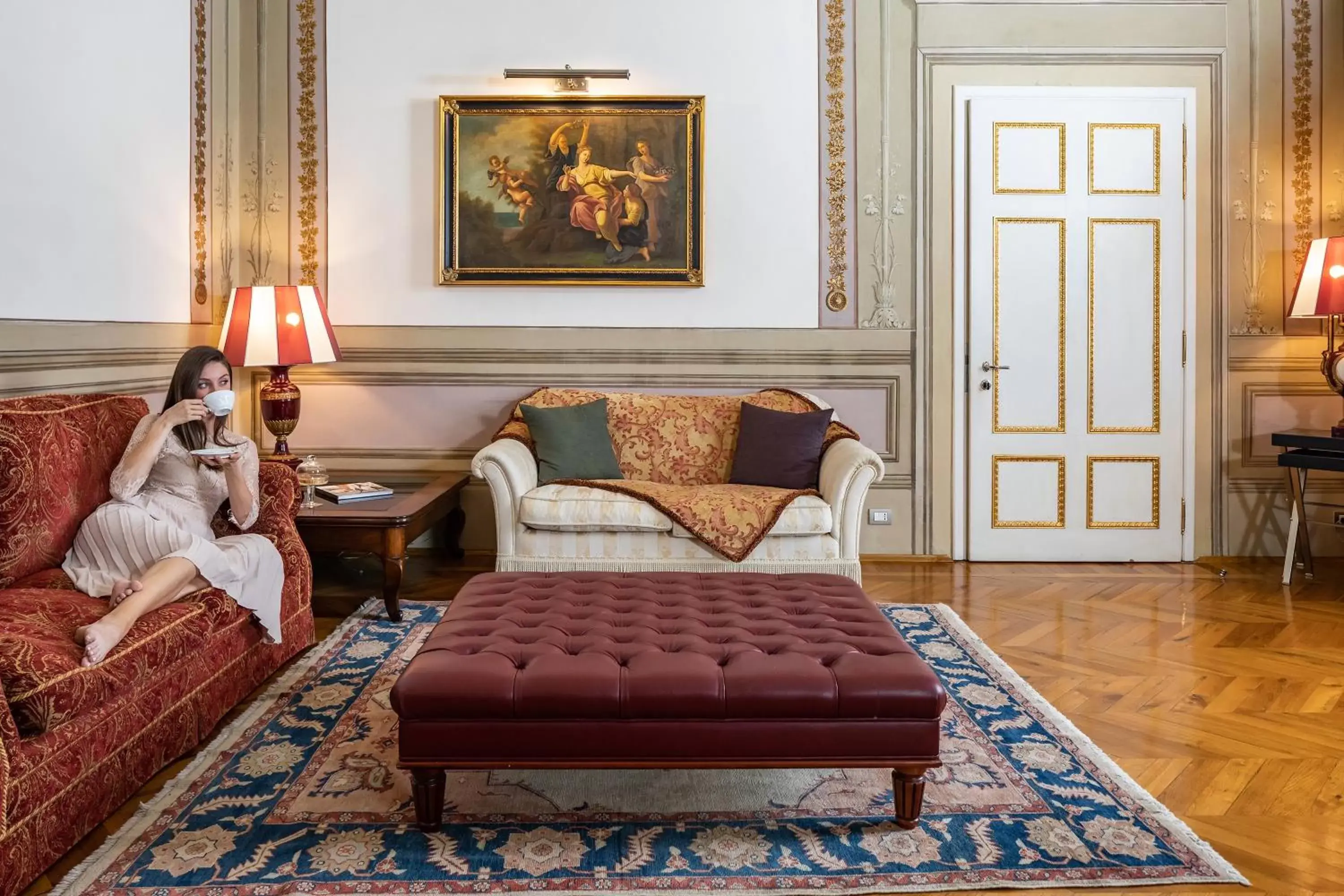 Living room, Seating Area in Relais Santa Croce, By Baglioni Hotels