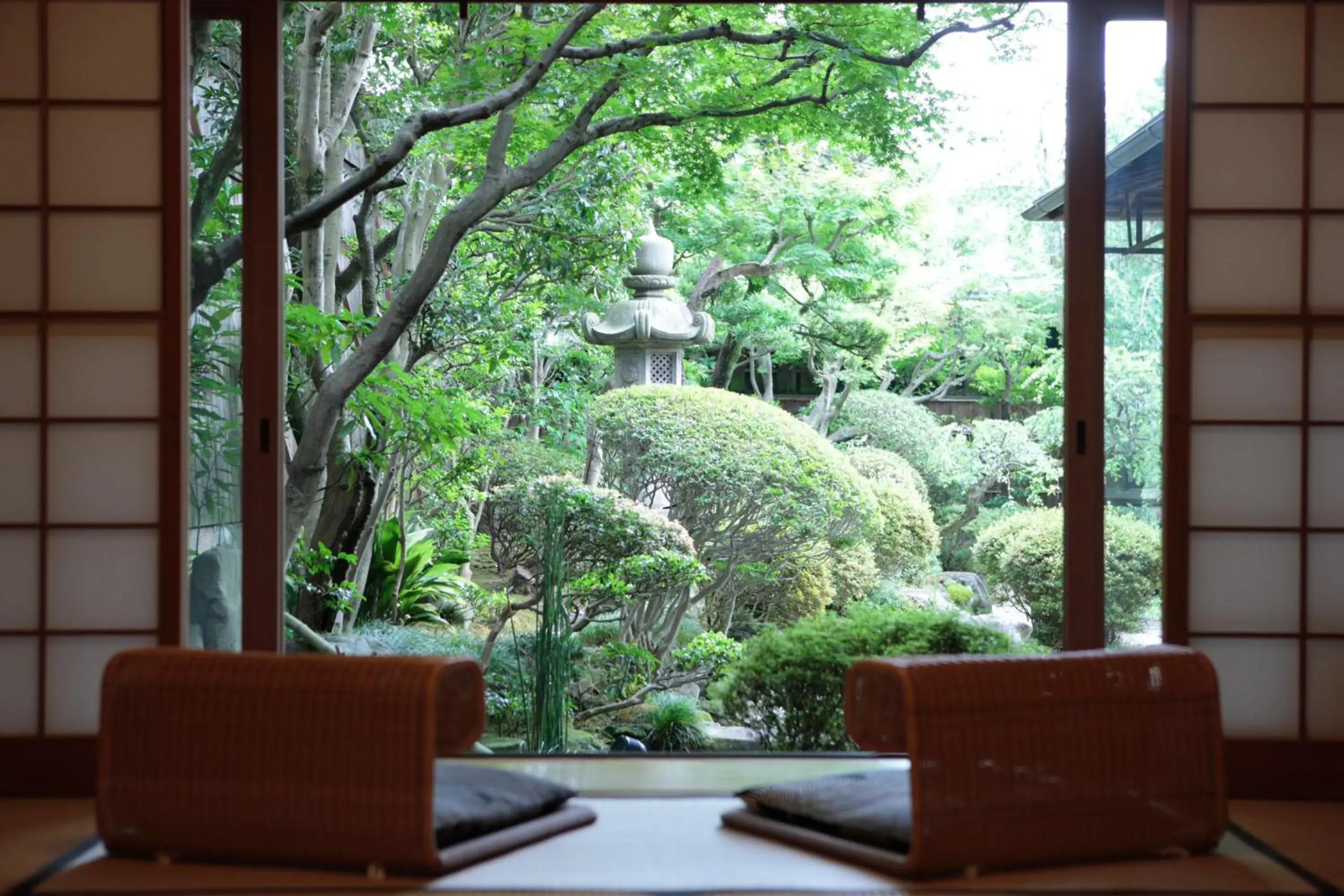 View (from property/room), Garden View in Ryokan Genhouin