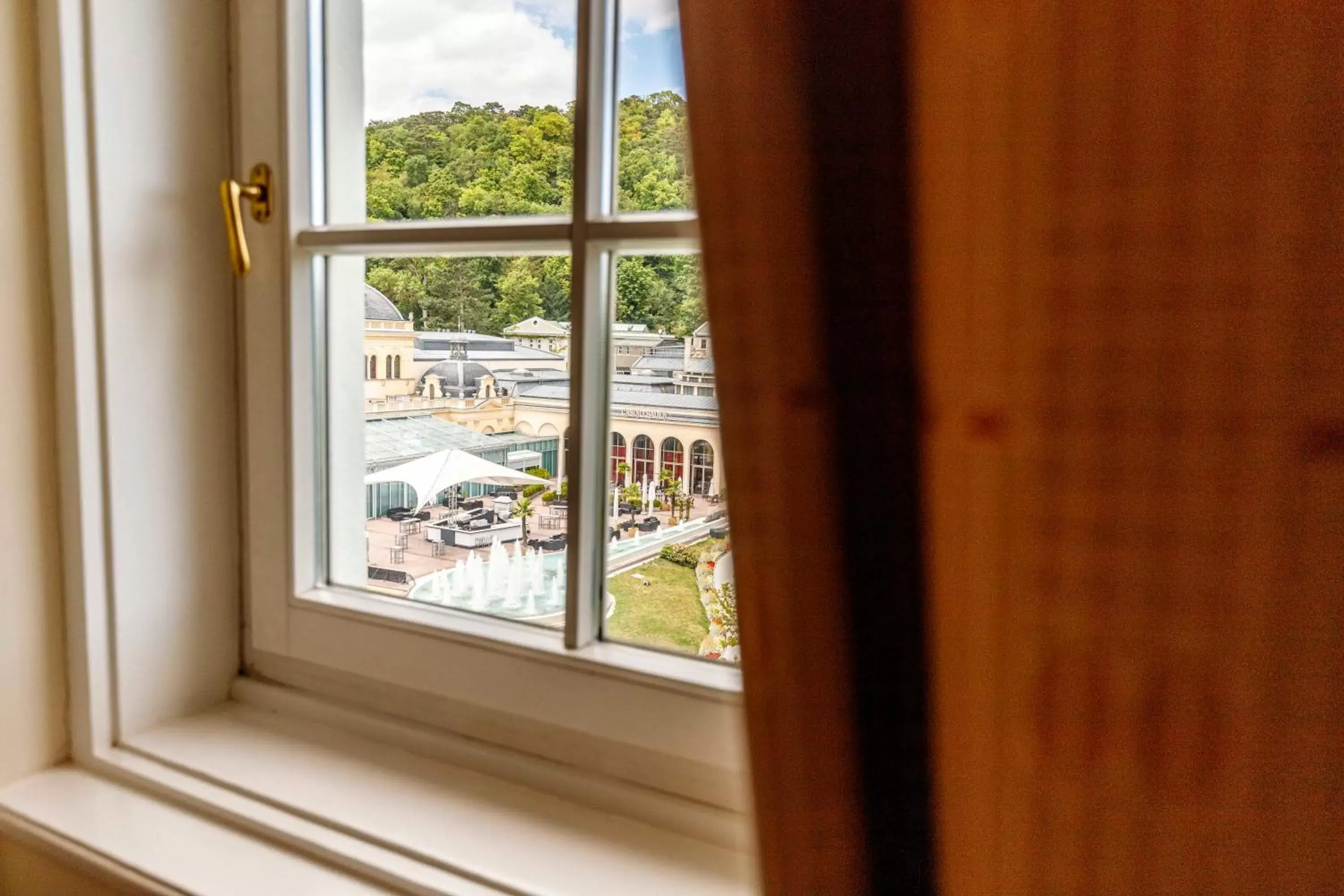 Garden view in Hotel Herzoghof