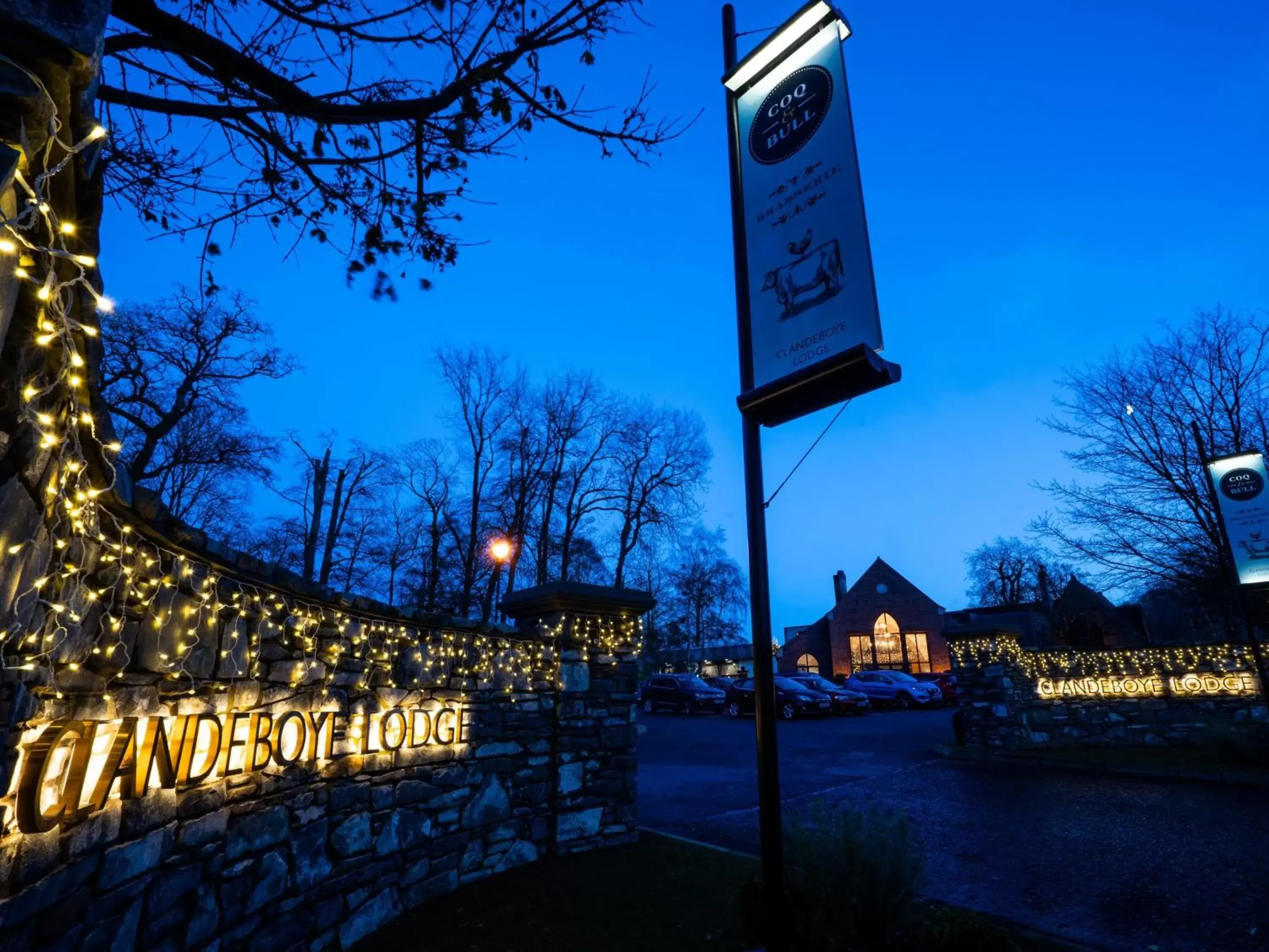 Property building, Property Logo/Sign in Clandeboye Lodge Hotel