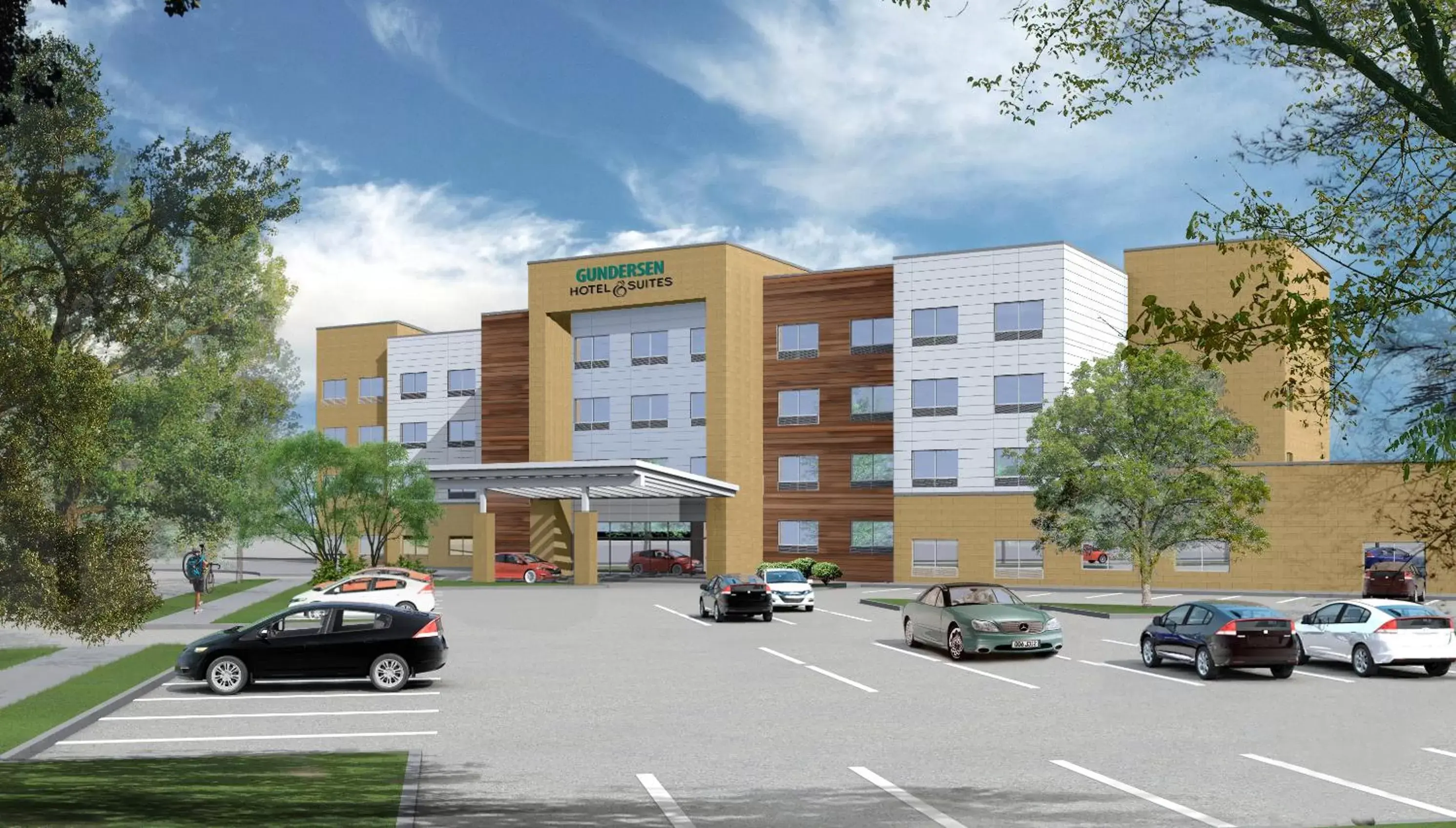 Facade/entrance in Gundersen Hotel & Suites Facade/entrance in Gundersen Hotel & Suites