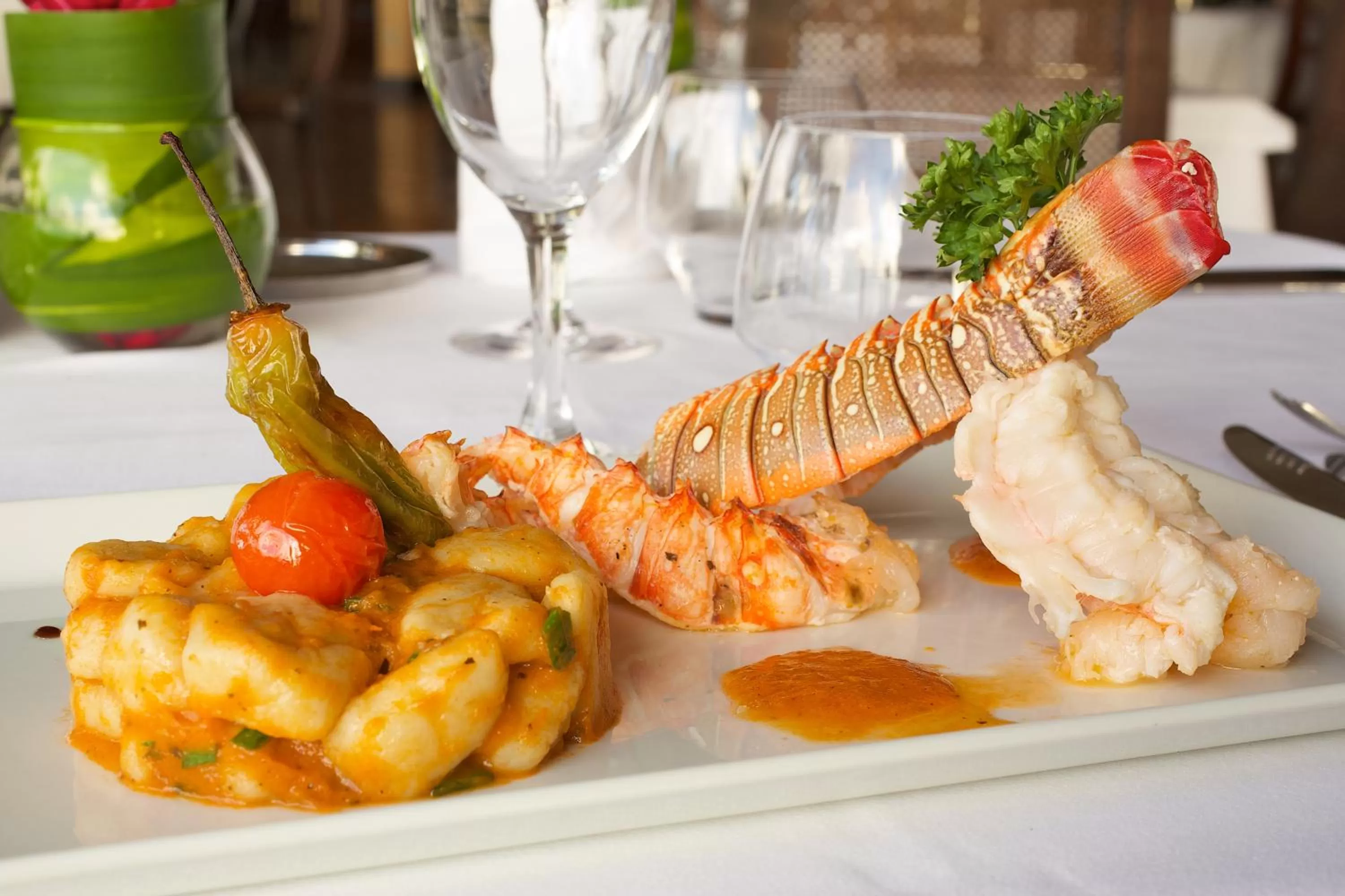 Food close-up in Hotel Bakoua Martinique