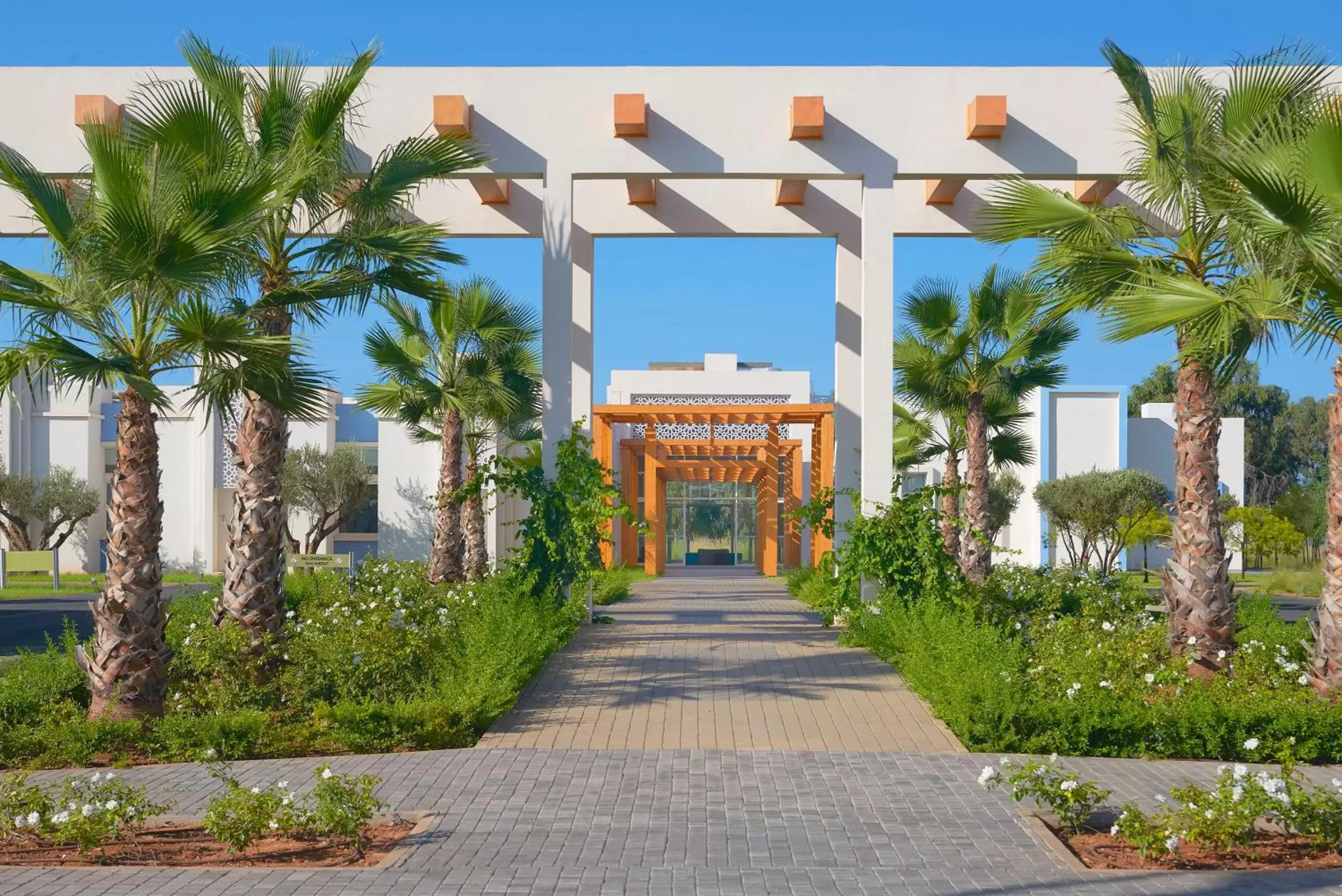 Facade/entrance in Radisson Blu Resort, Saidia Garden Facade/entrance in Radisson Blu Resort, Saidia Garden