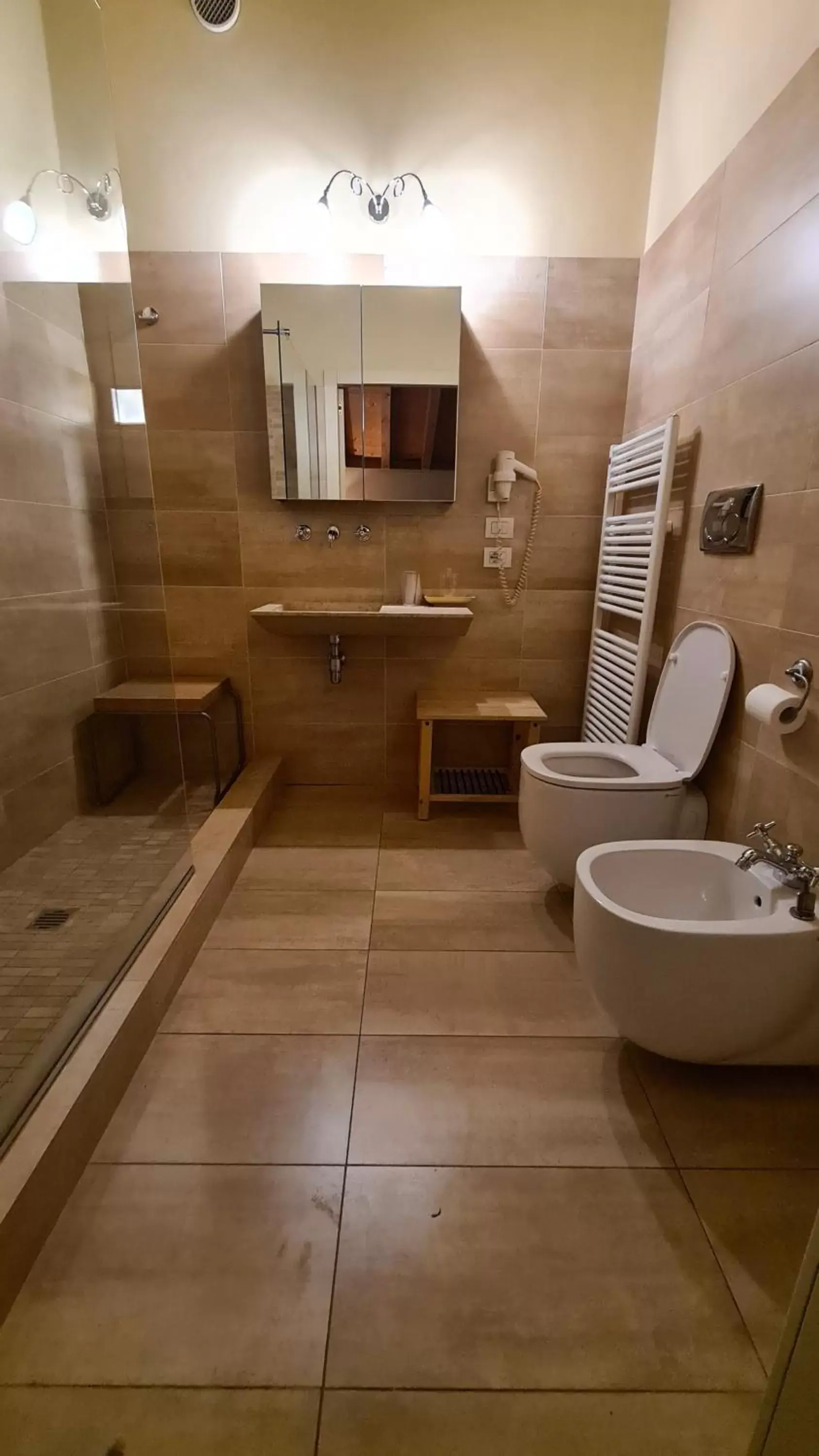 Bathroom in Hotel Piazza Vecchia