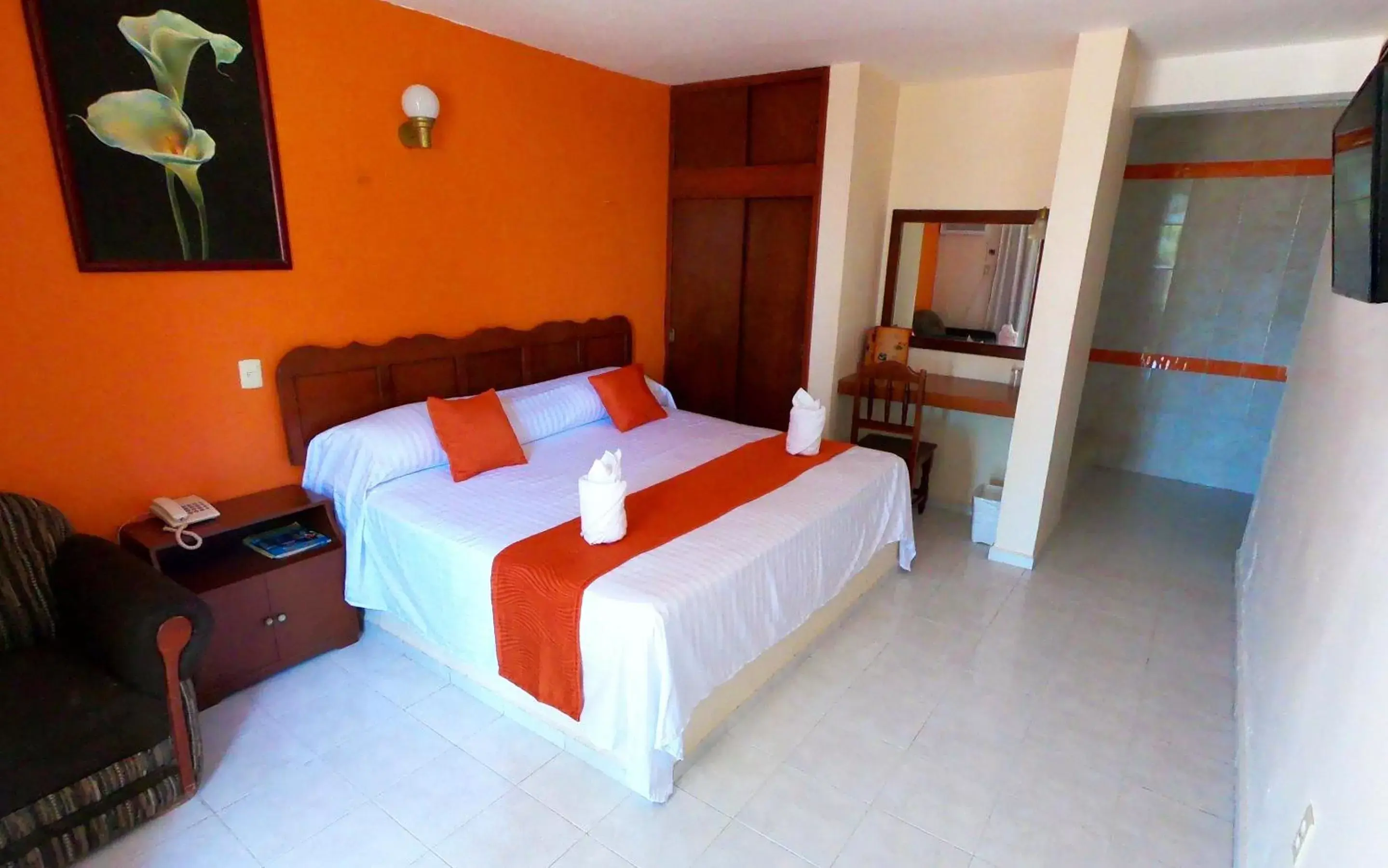 Bed in Hotel Uxulkah Bed in Hotel Uxulkah