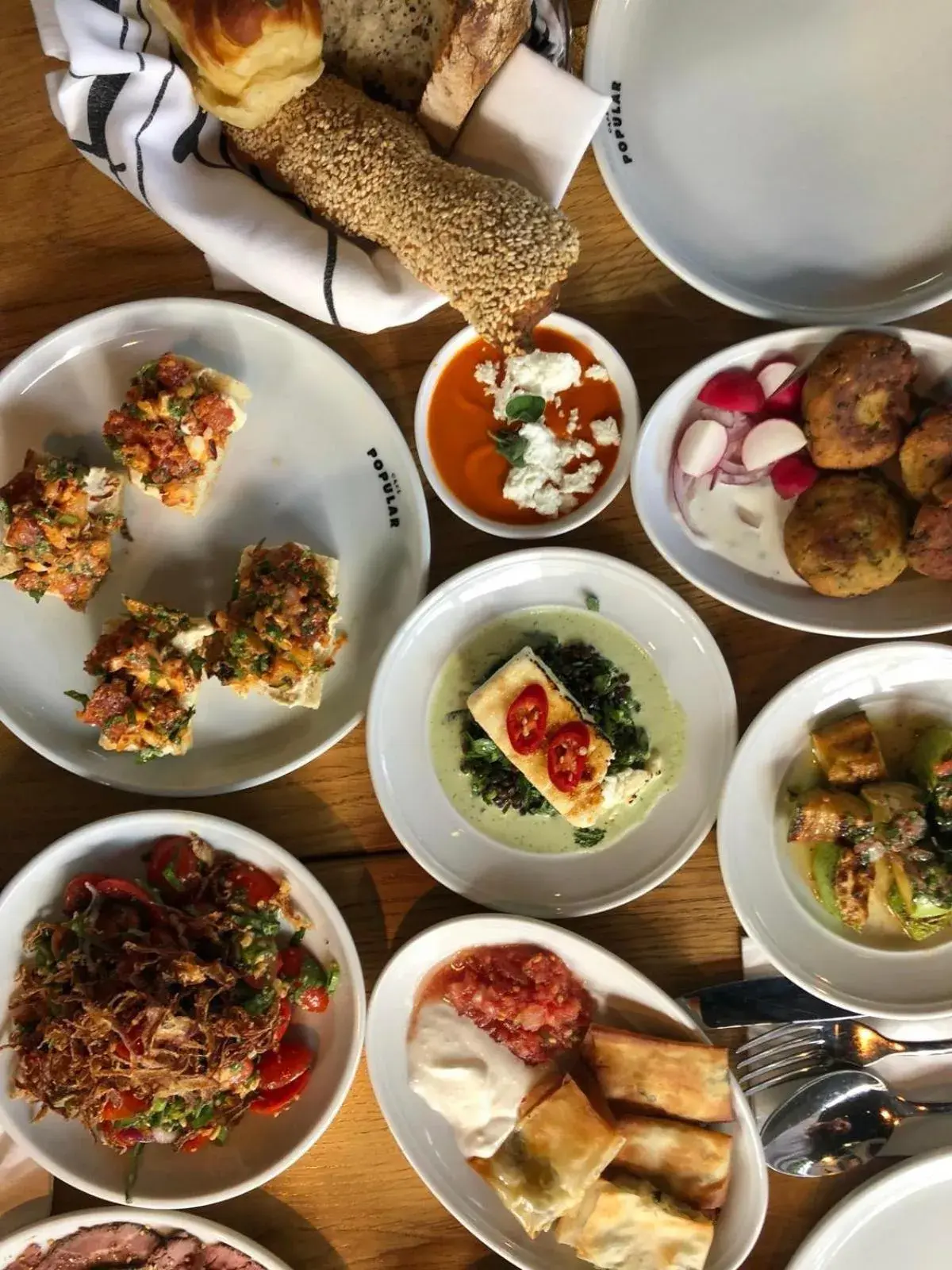 Food close-up in Jacob Samuel Hotel Tel Aviv