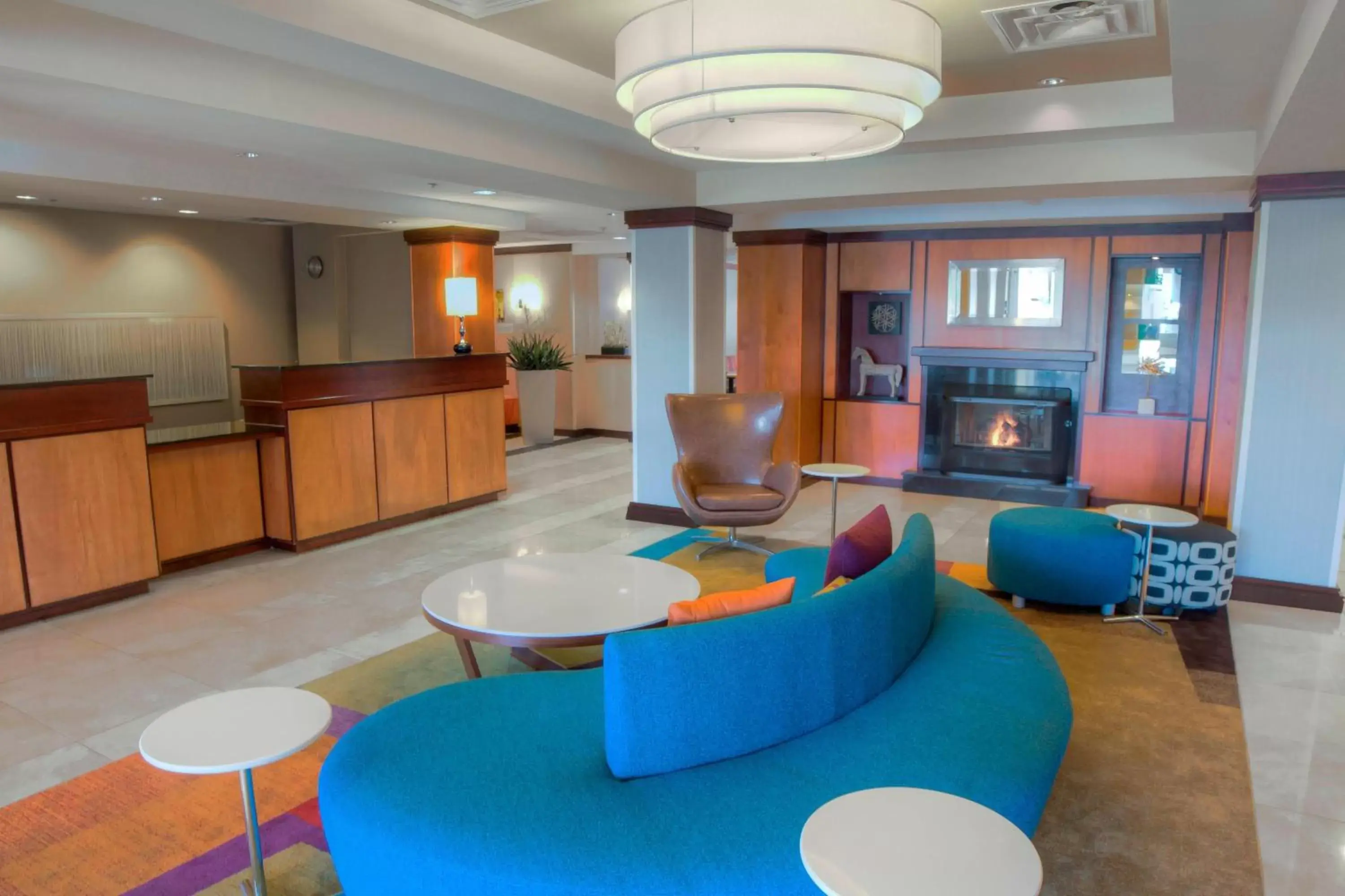 Lobby or reception, Lobby/Reception in Fairfield Inn & Suites by Marriott Mobile Daphne/Eastern Shore