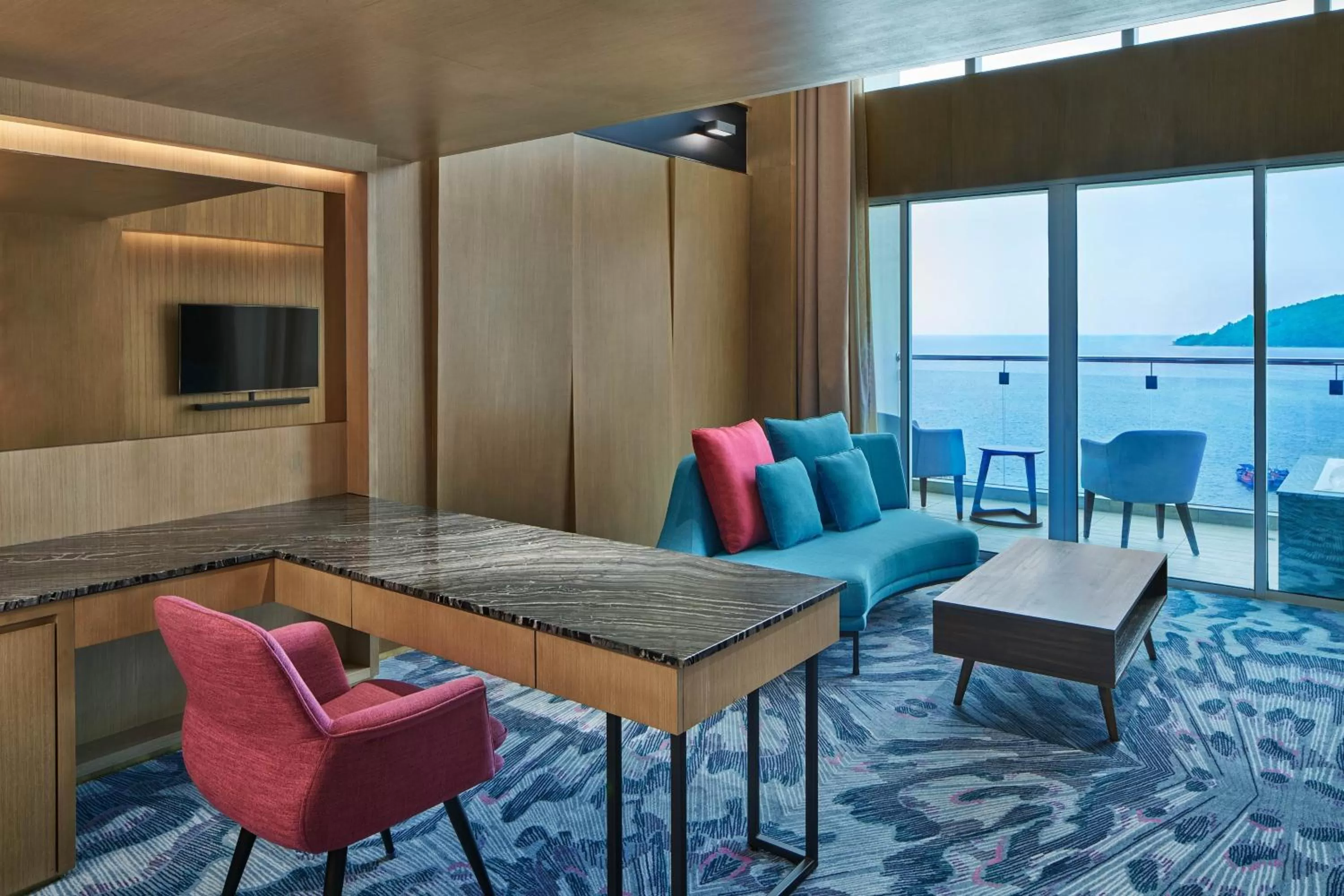 Bedroom in Le Meridien Kota Kinabalu