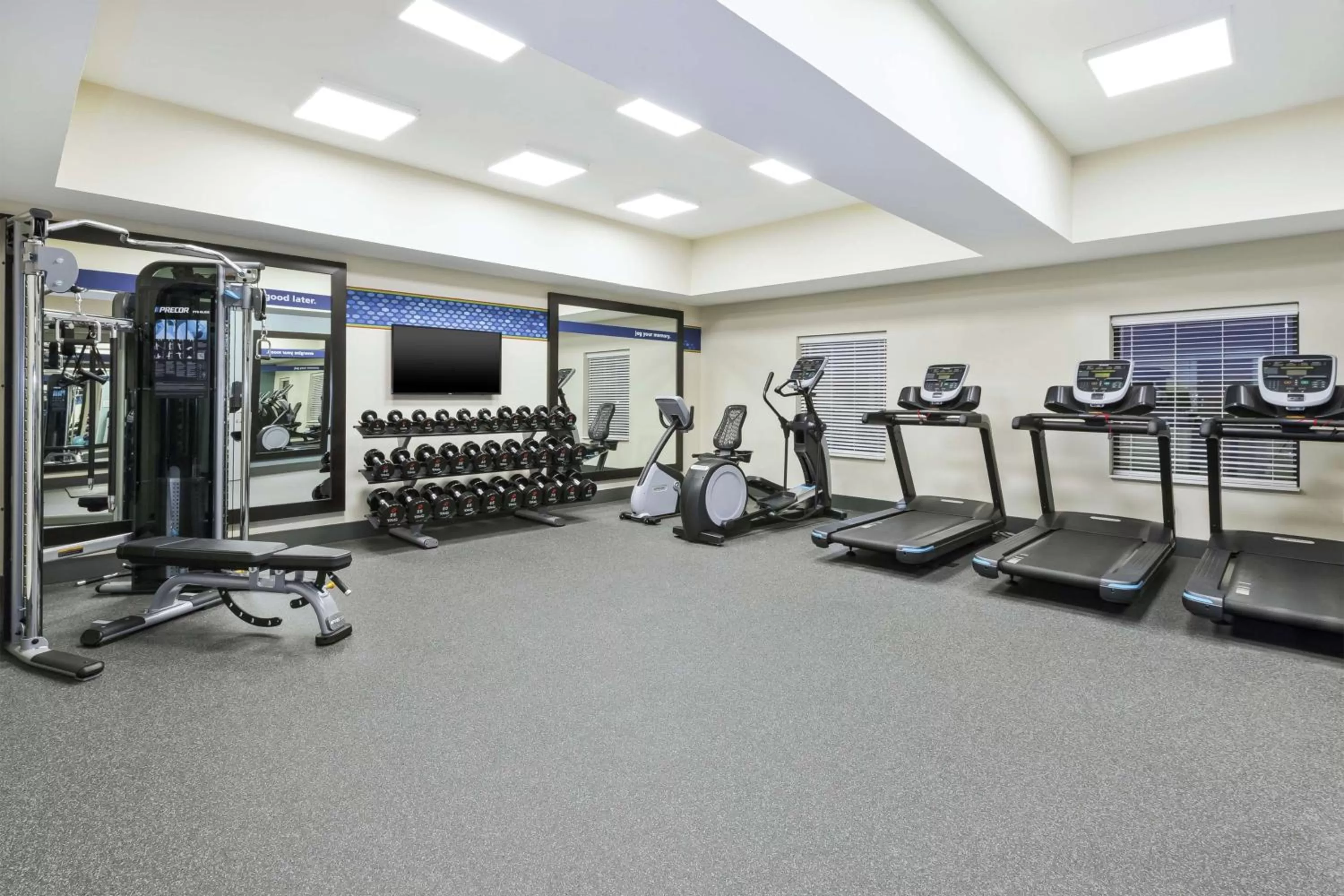 Fitness centre/facilities in Hampton Inn Sedalia