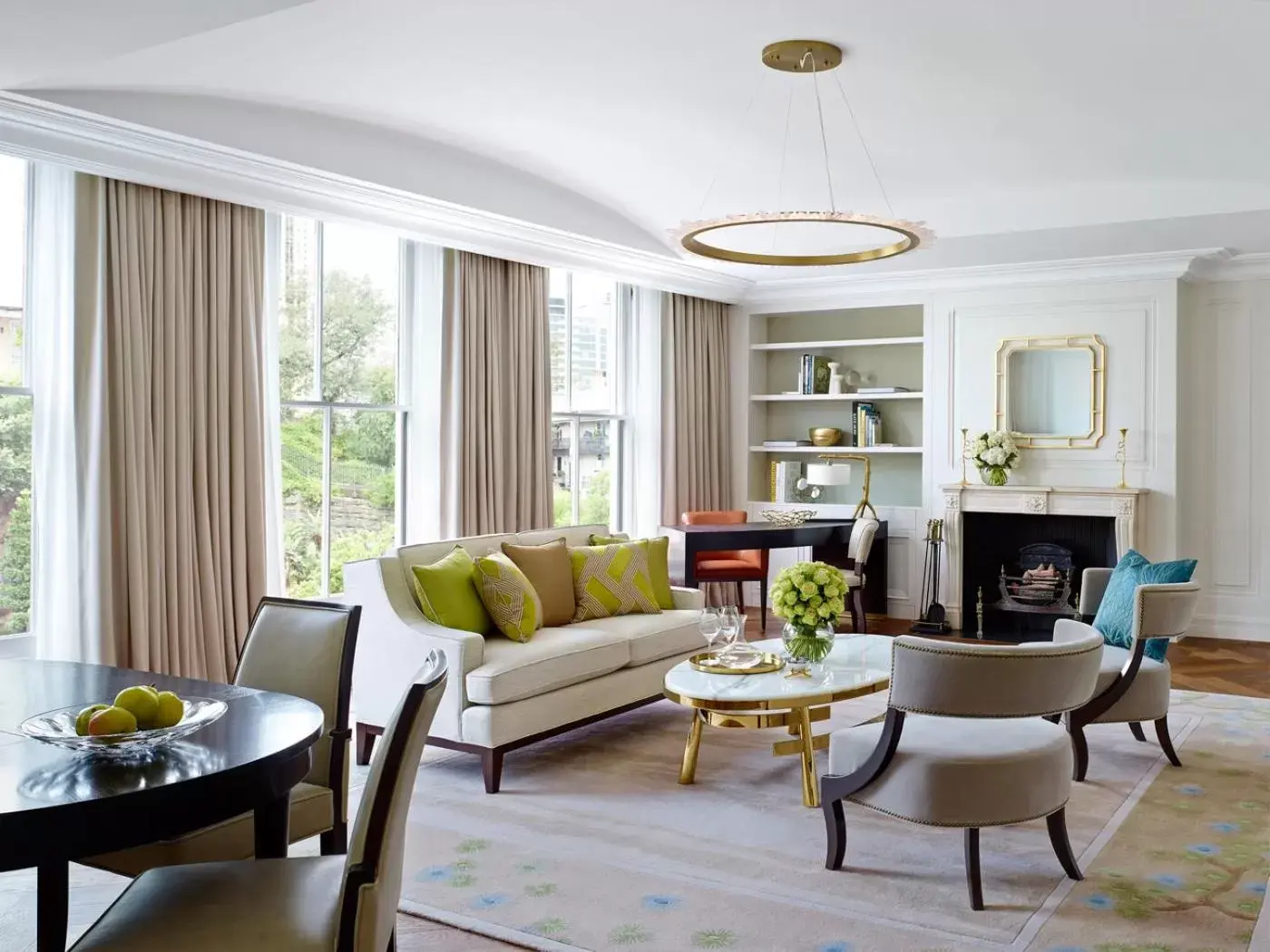 Living room, Seating Area in The Langham Sydney