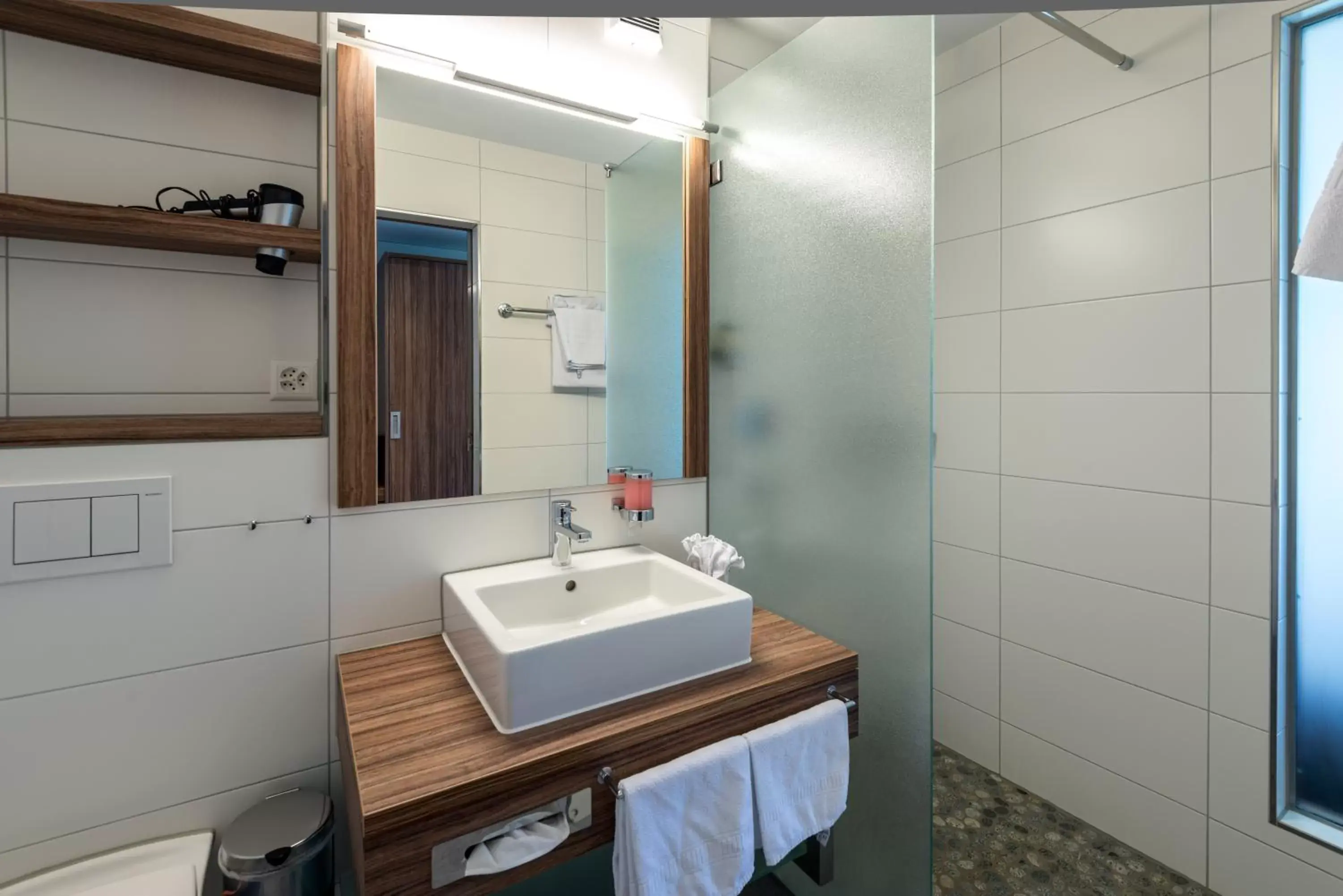 Shower, Bathroom in Superior Hotel Nidwaldnerhof