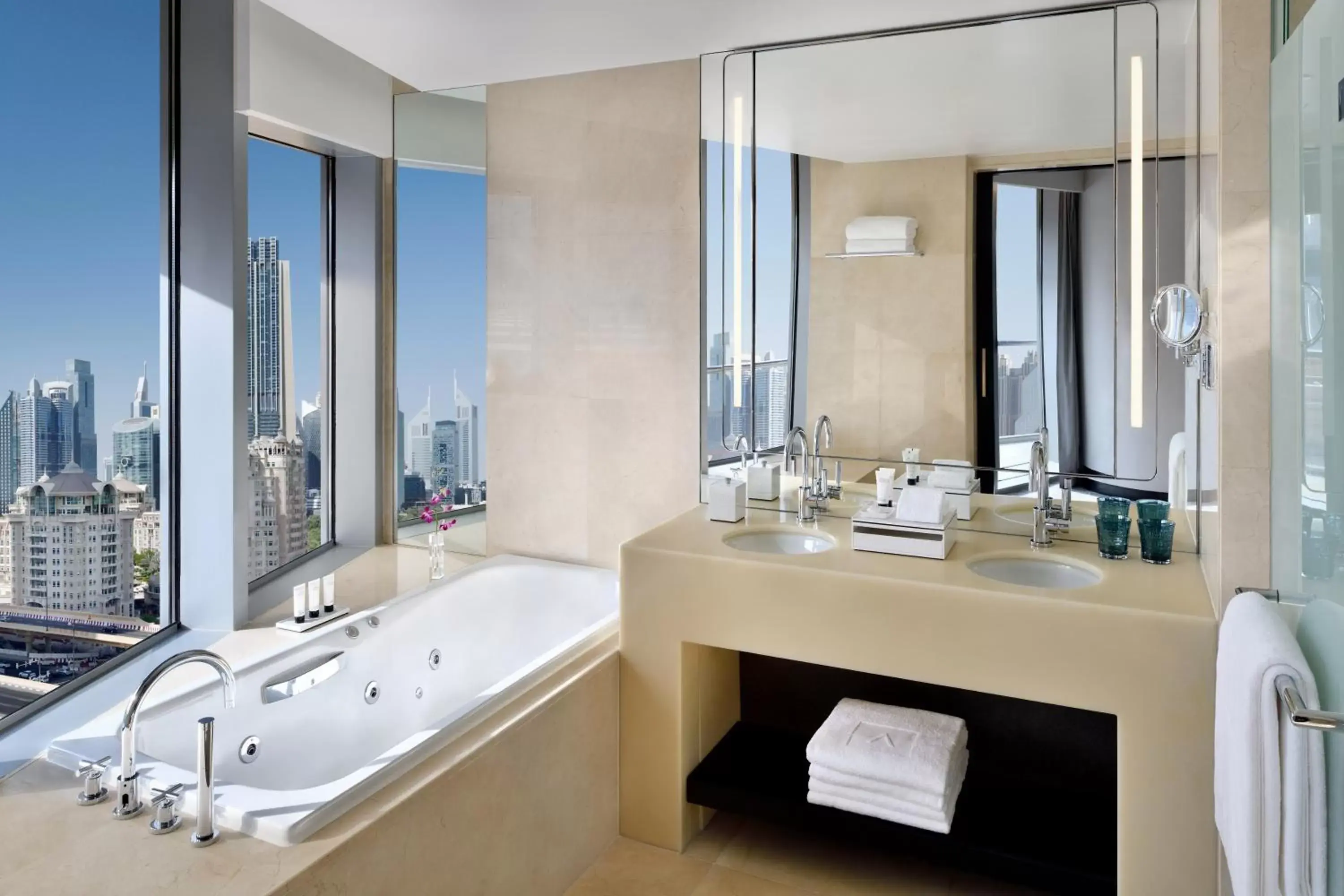 Bathroom in Address Dubai Mall