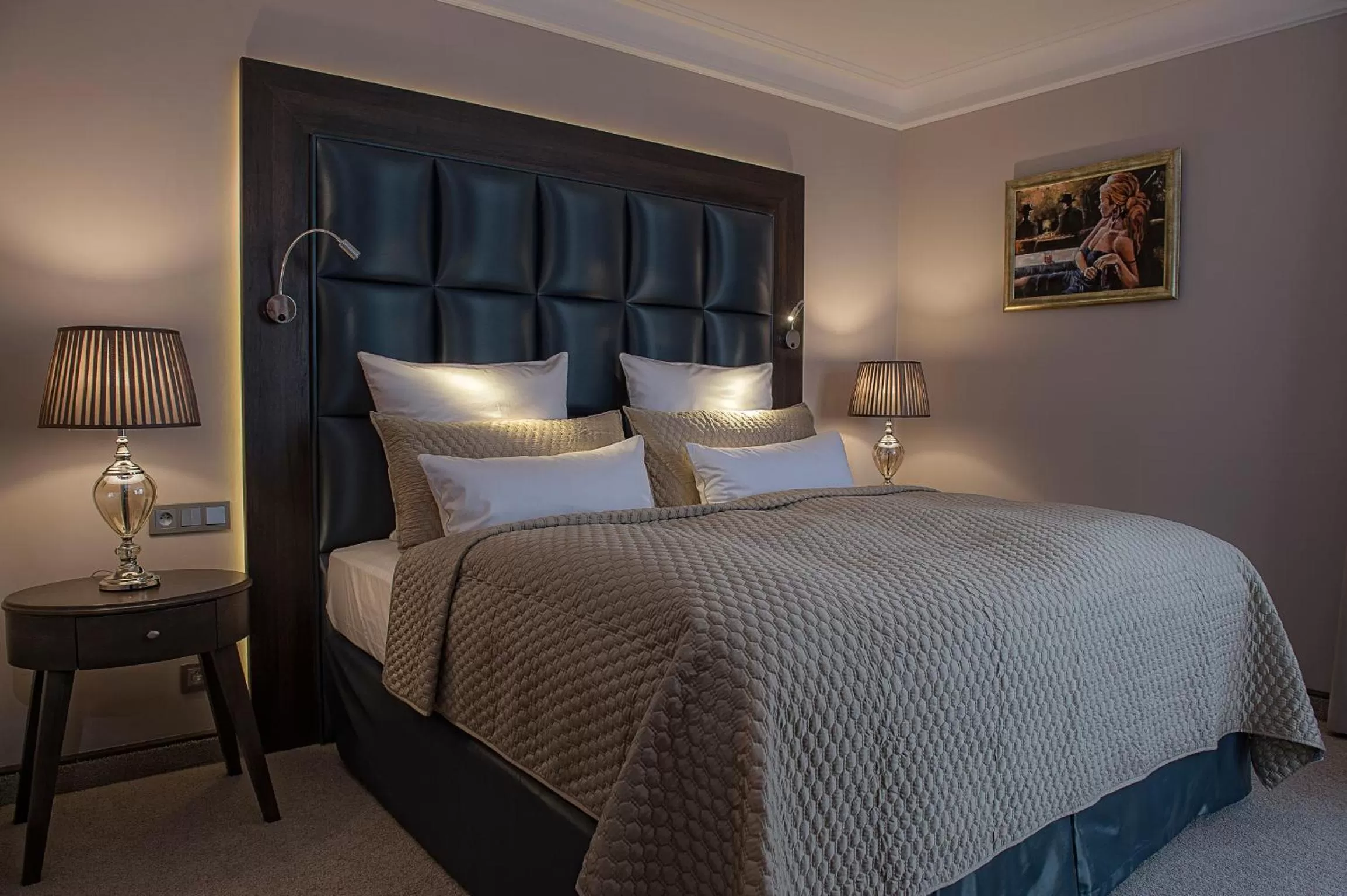 TV and multimedia, Bed in Villa Plaza Boutique Hotel & Spa