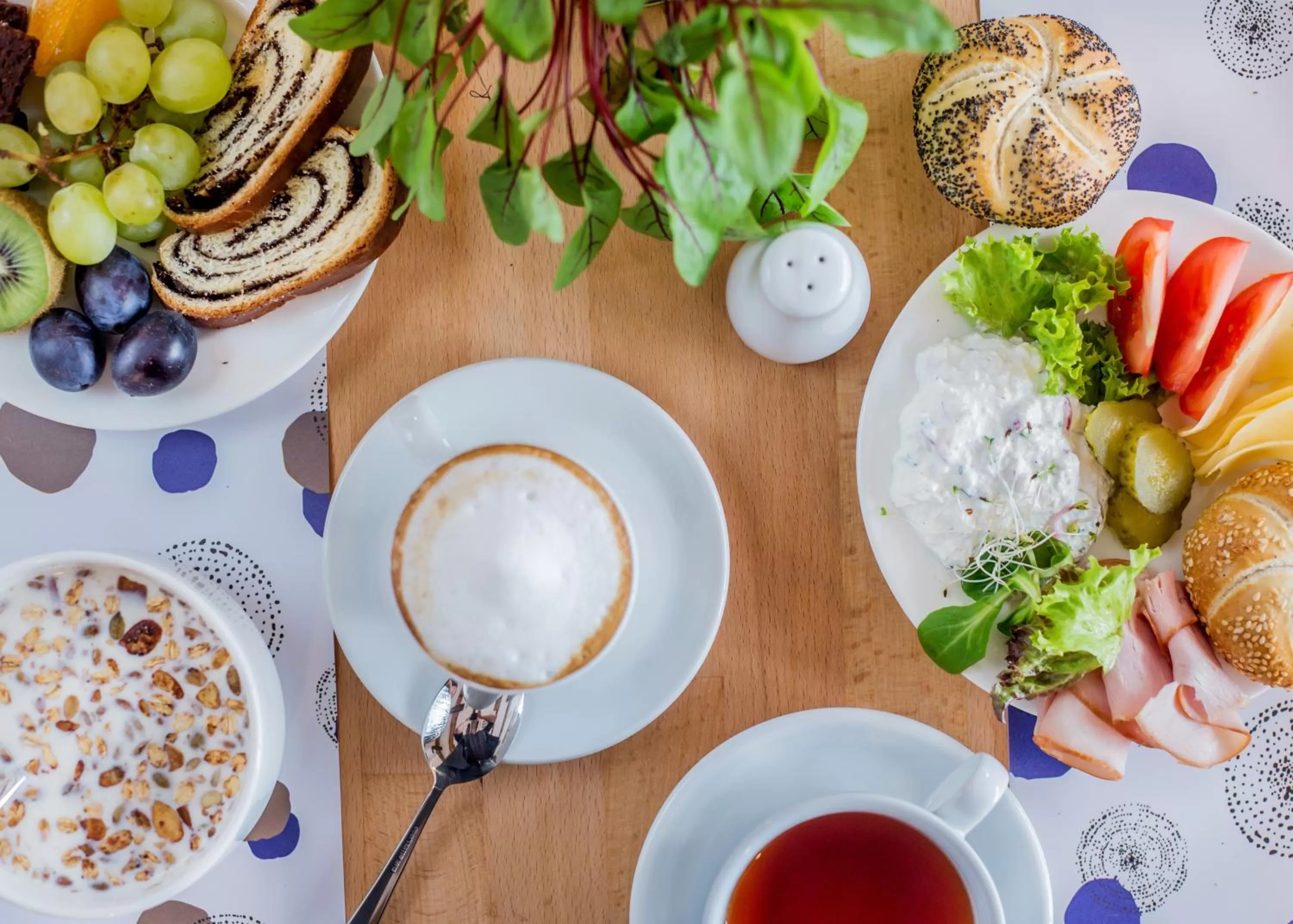 Food close-up in Plaza Boutique Hotel