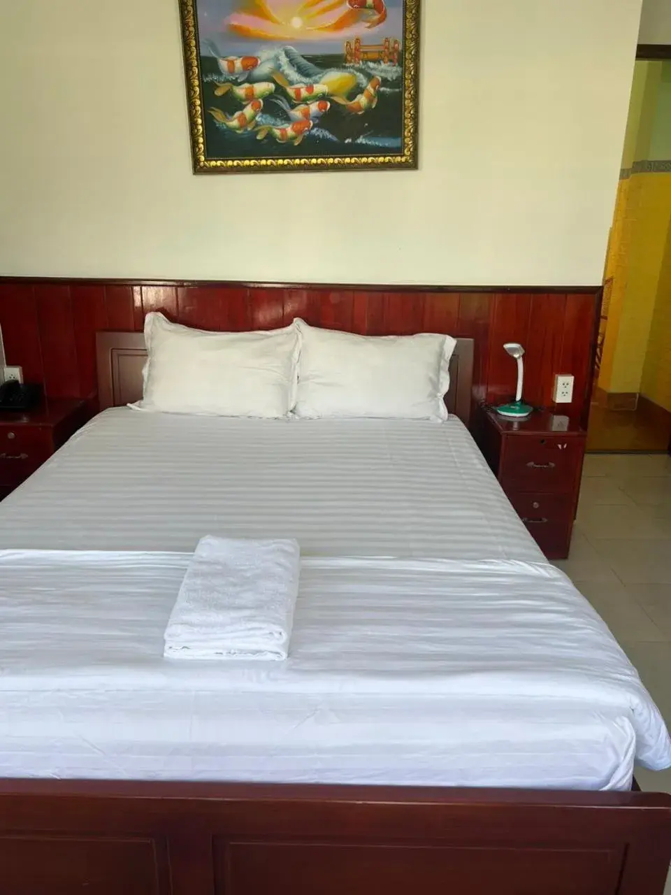 Bed in Kim Long Hotel