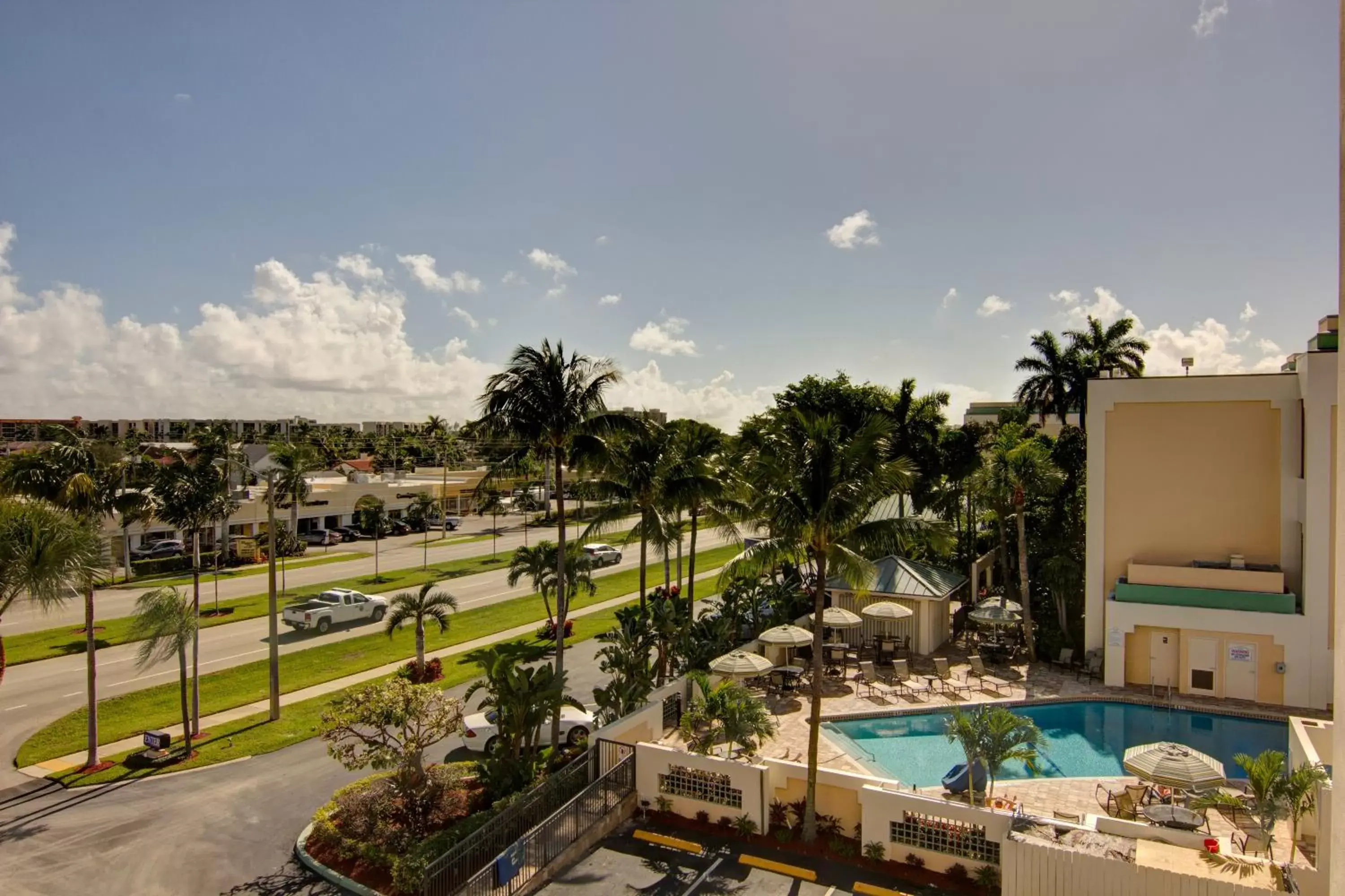 Day, Pool View in Boca Plaza